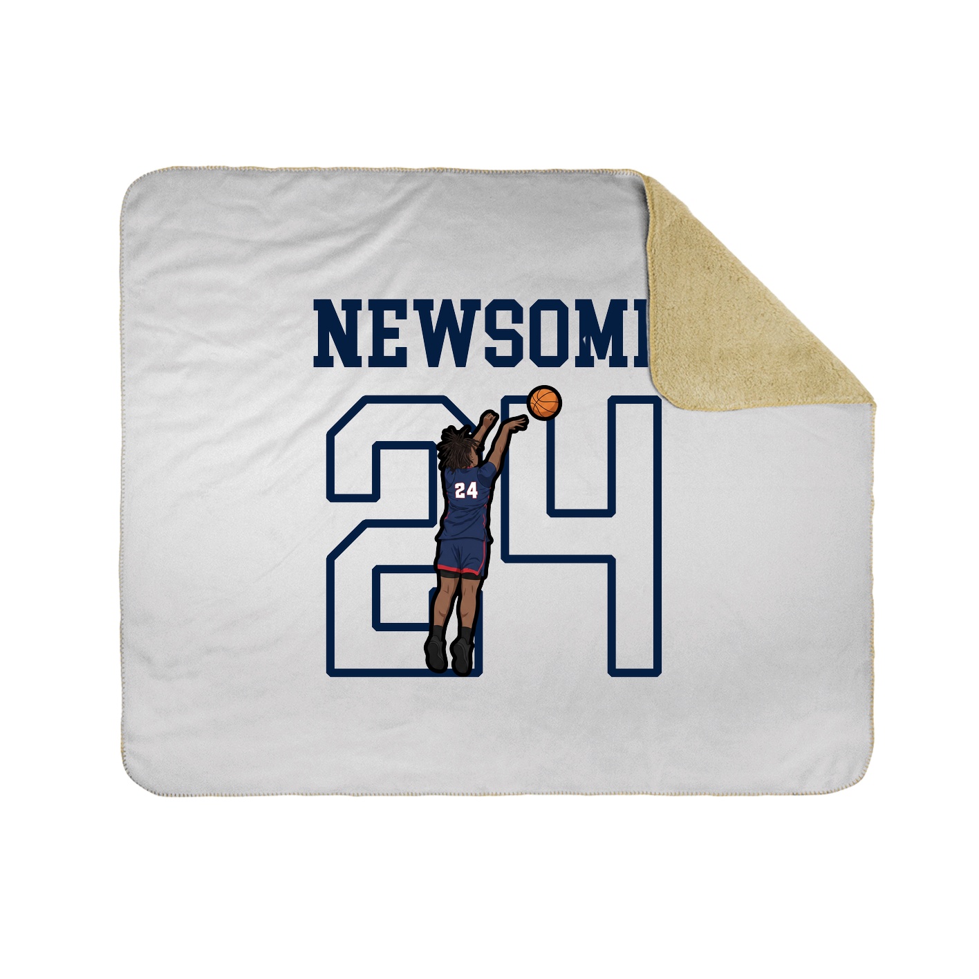 Throw Blanket — Shirsey in White
