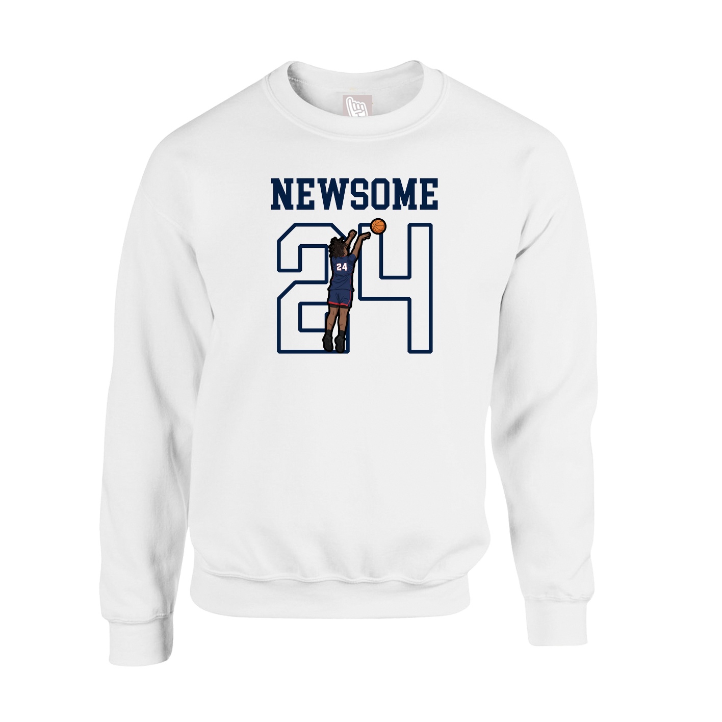 Fleece Crew — Shirsey in White
