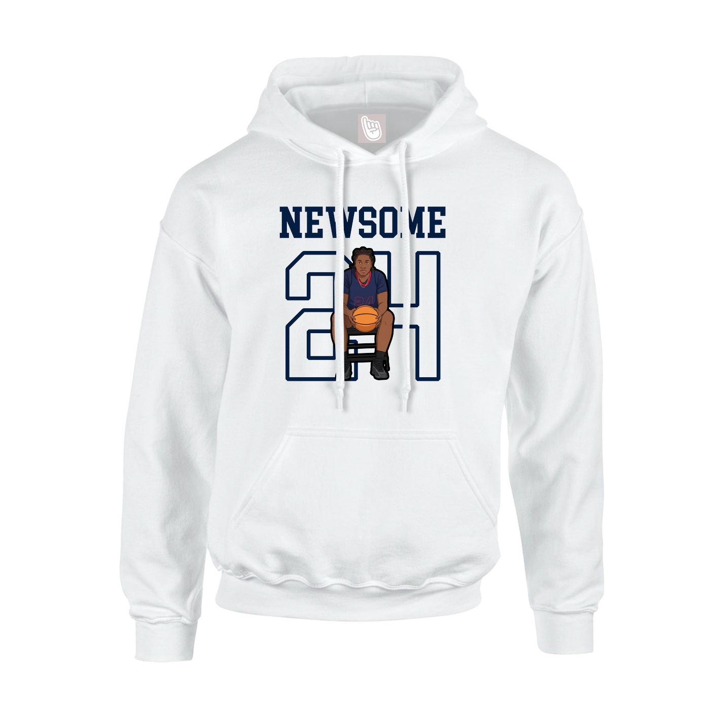 Youth Hoodie — Shirsey in White