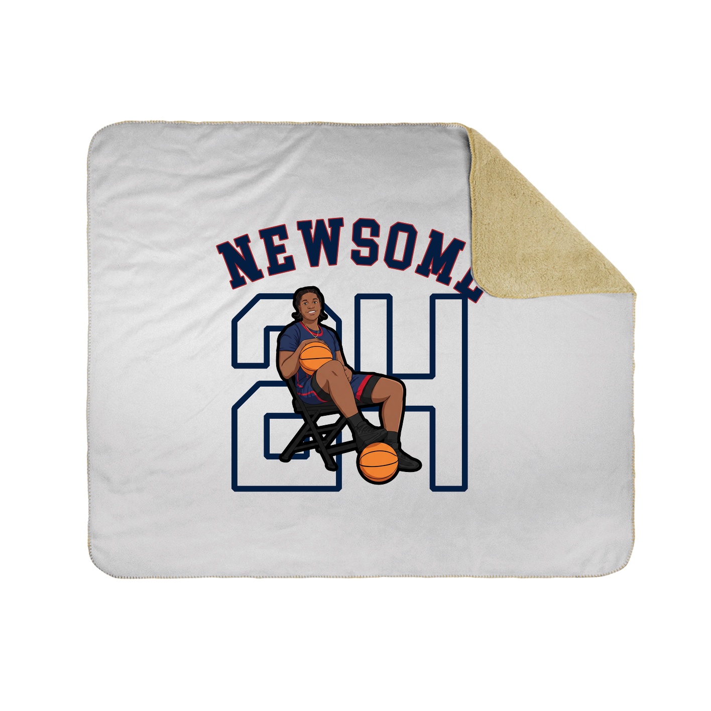 Throw Blanket — Shirsey Arch in White
