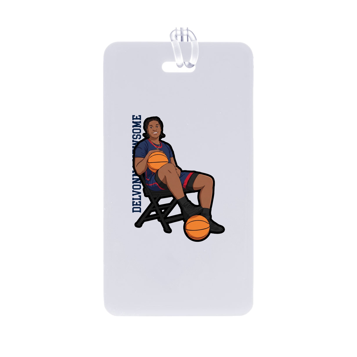 Bag Tag — Name Vertical in Classic
