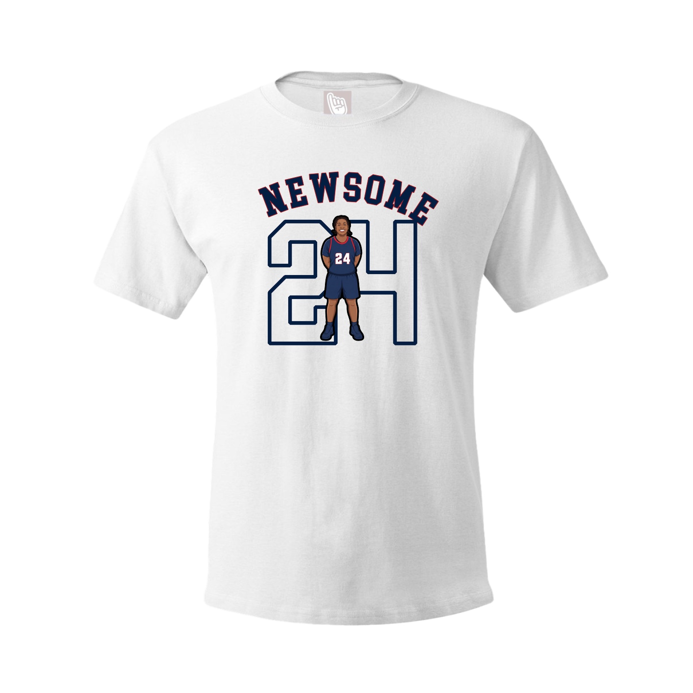 Youth Tee — Shirsey Arch in White