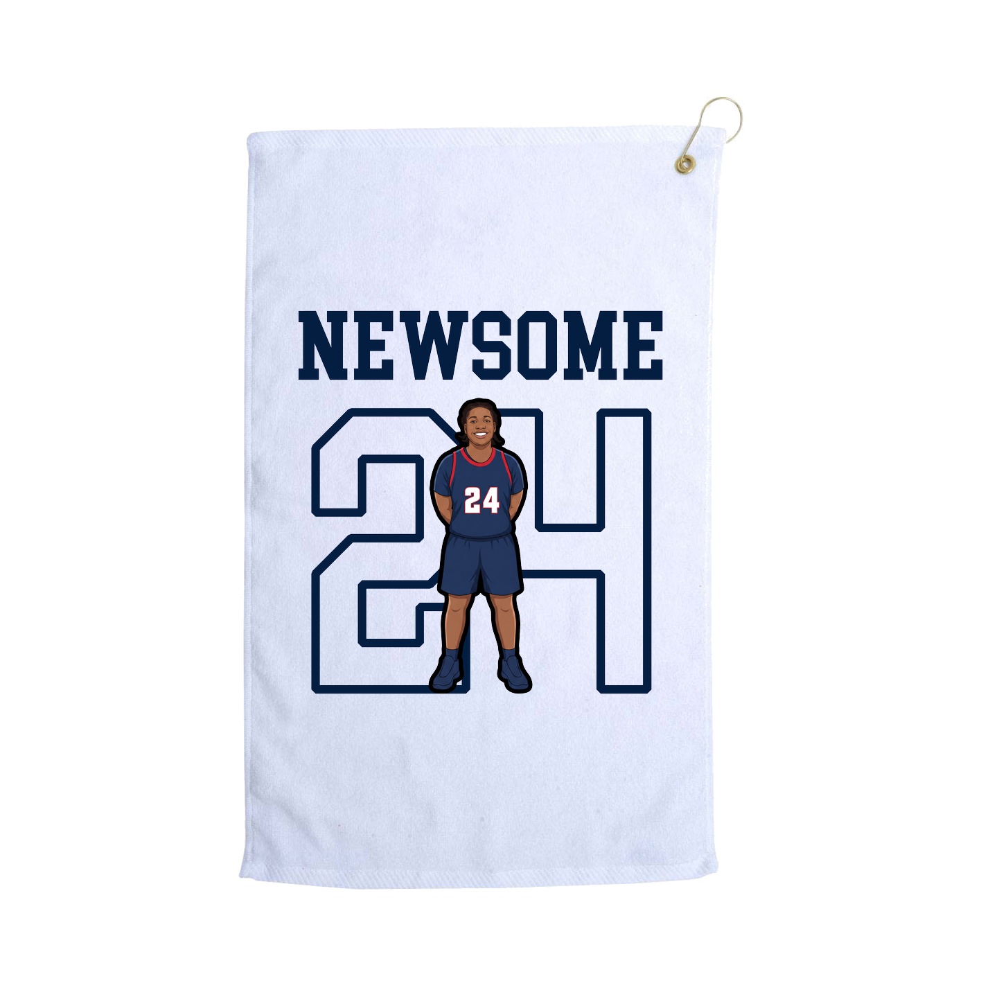 Golf Towel — Shirsey in White