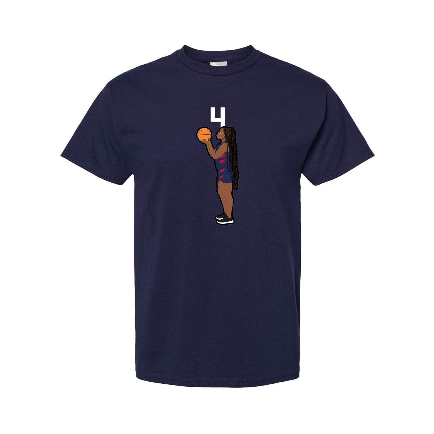 Tee — Number Top in Navy