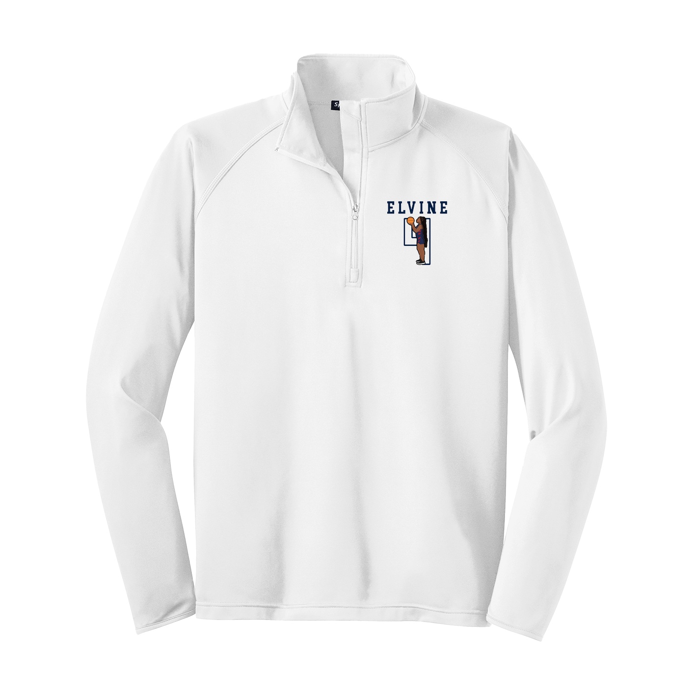 Q-Zip Pullover — Shirsey in White