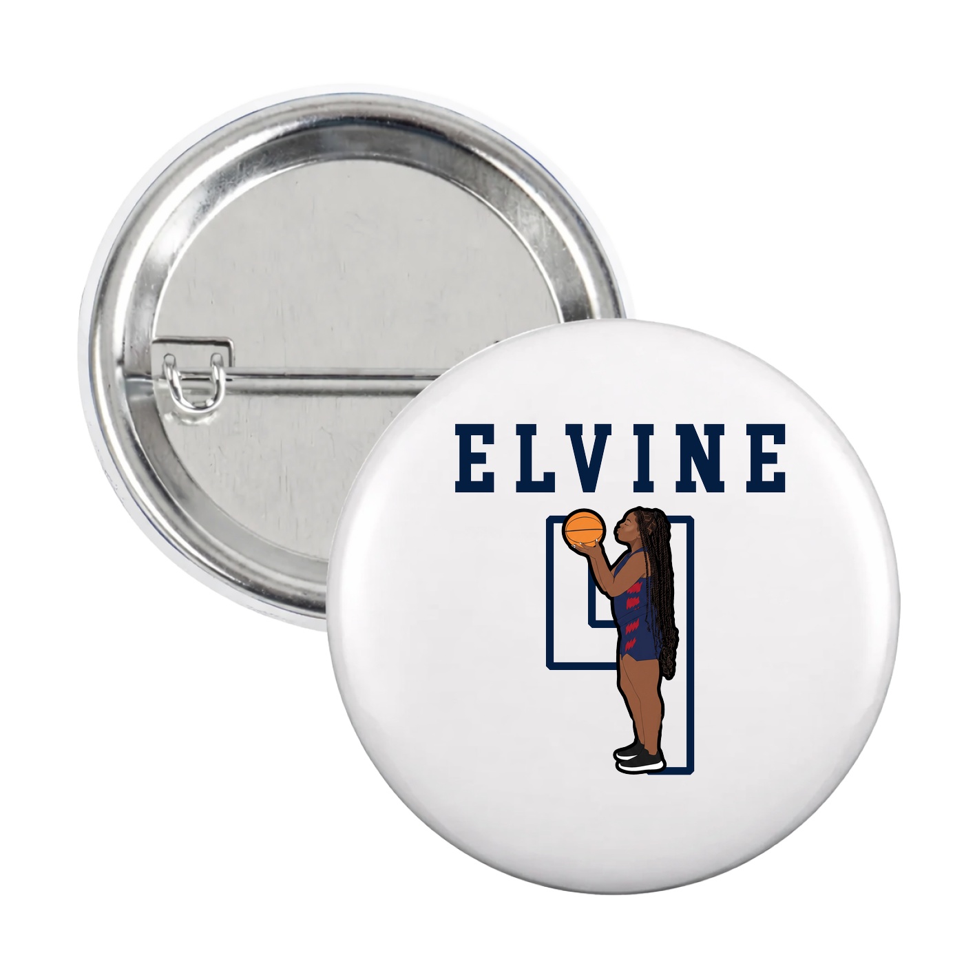 Game Day Button — Shirsey in White
