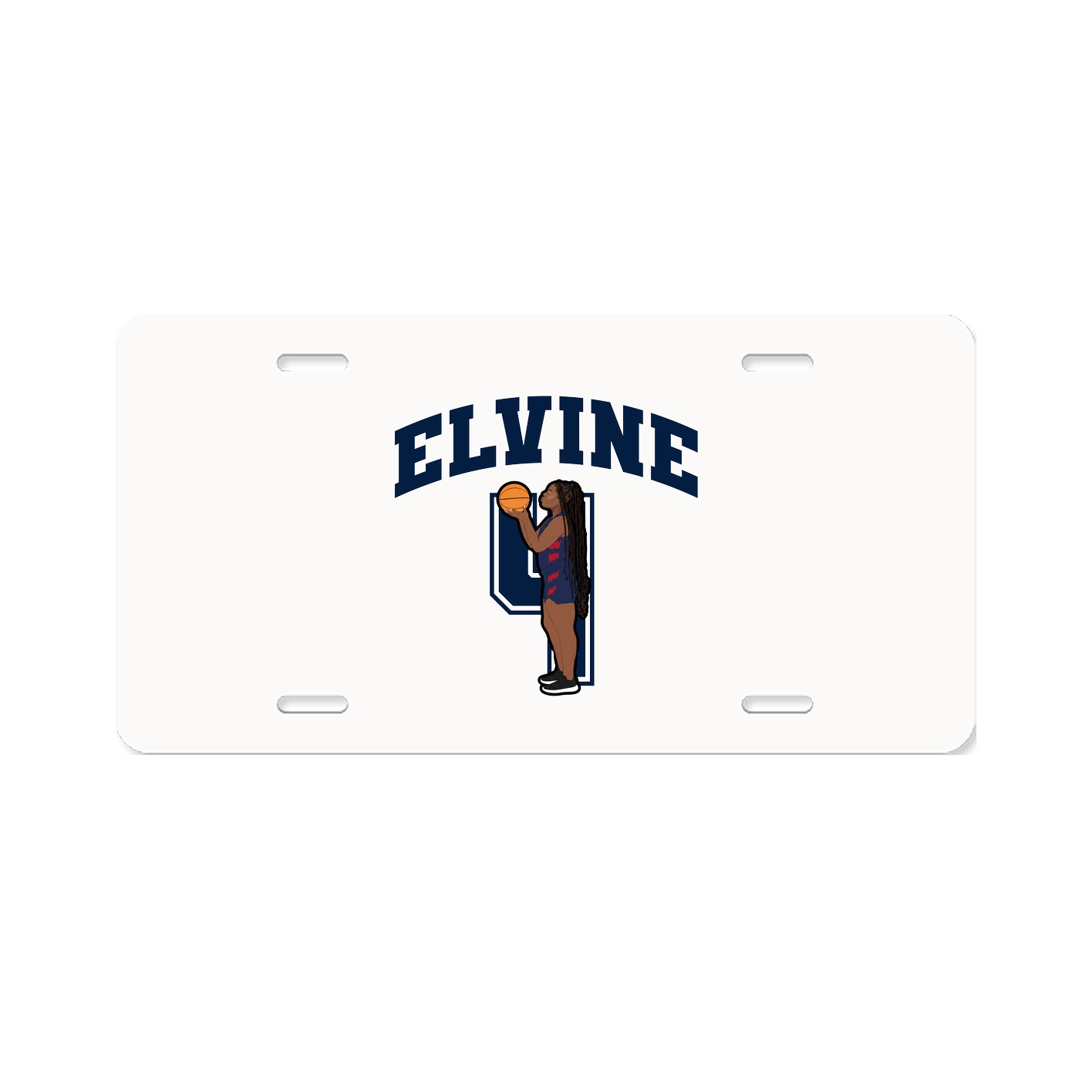 License Plate — Number in Classic