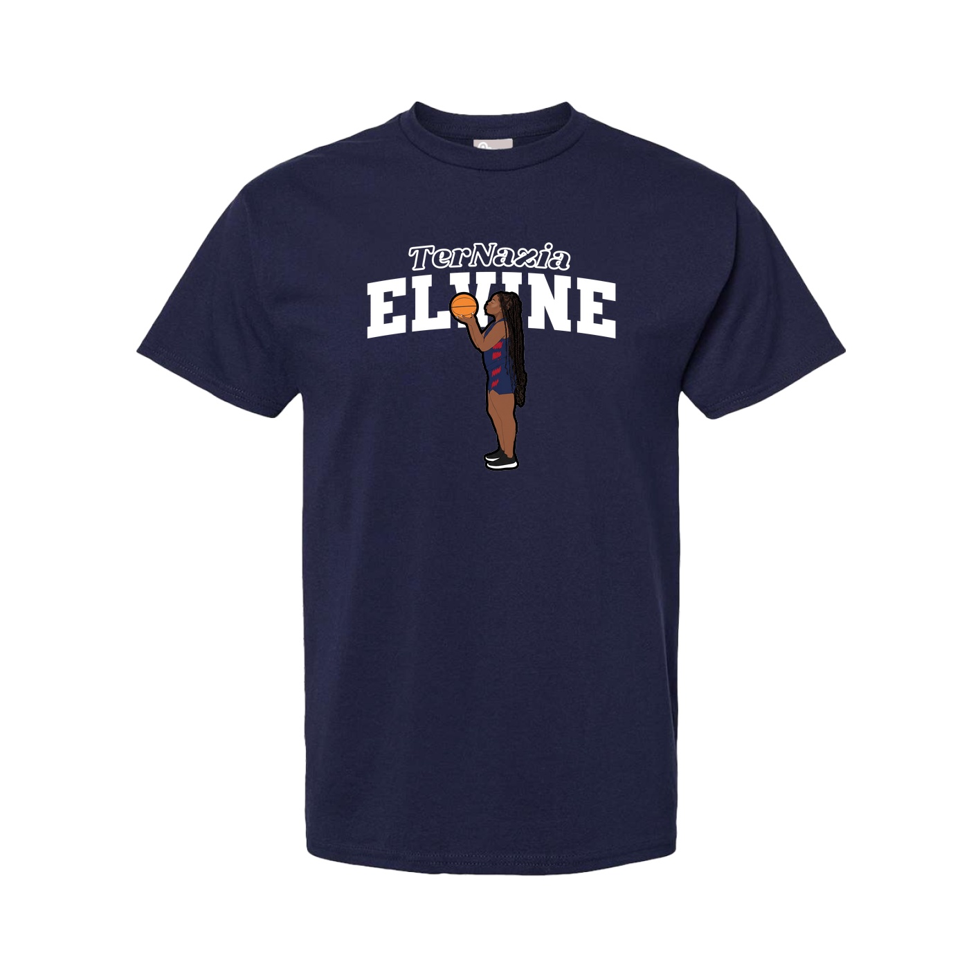 Youth Tee — Name Arch in Navy