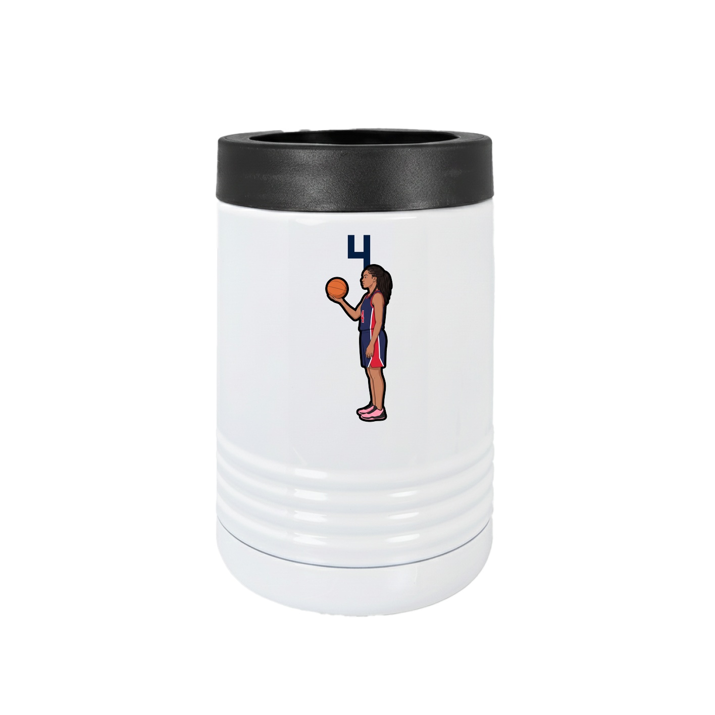 Beverage Holder — Number Top in White