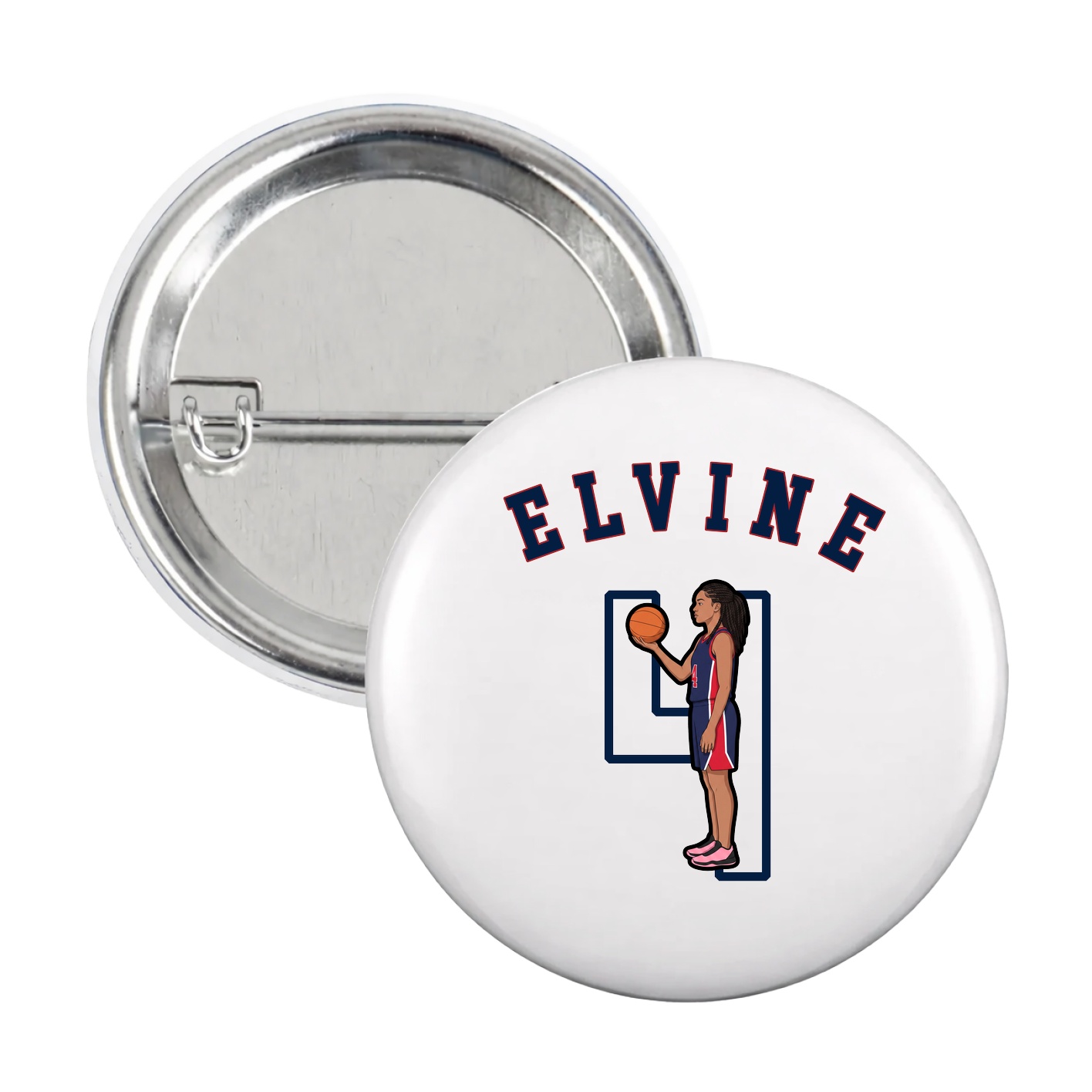 Game Day Button — Shirsey Arch in White