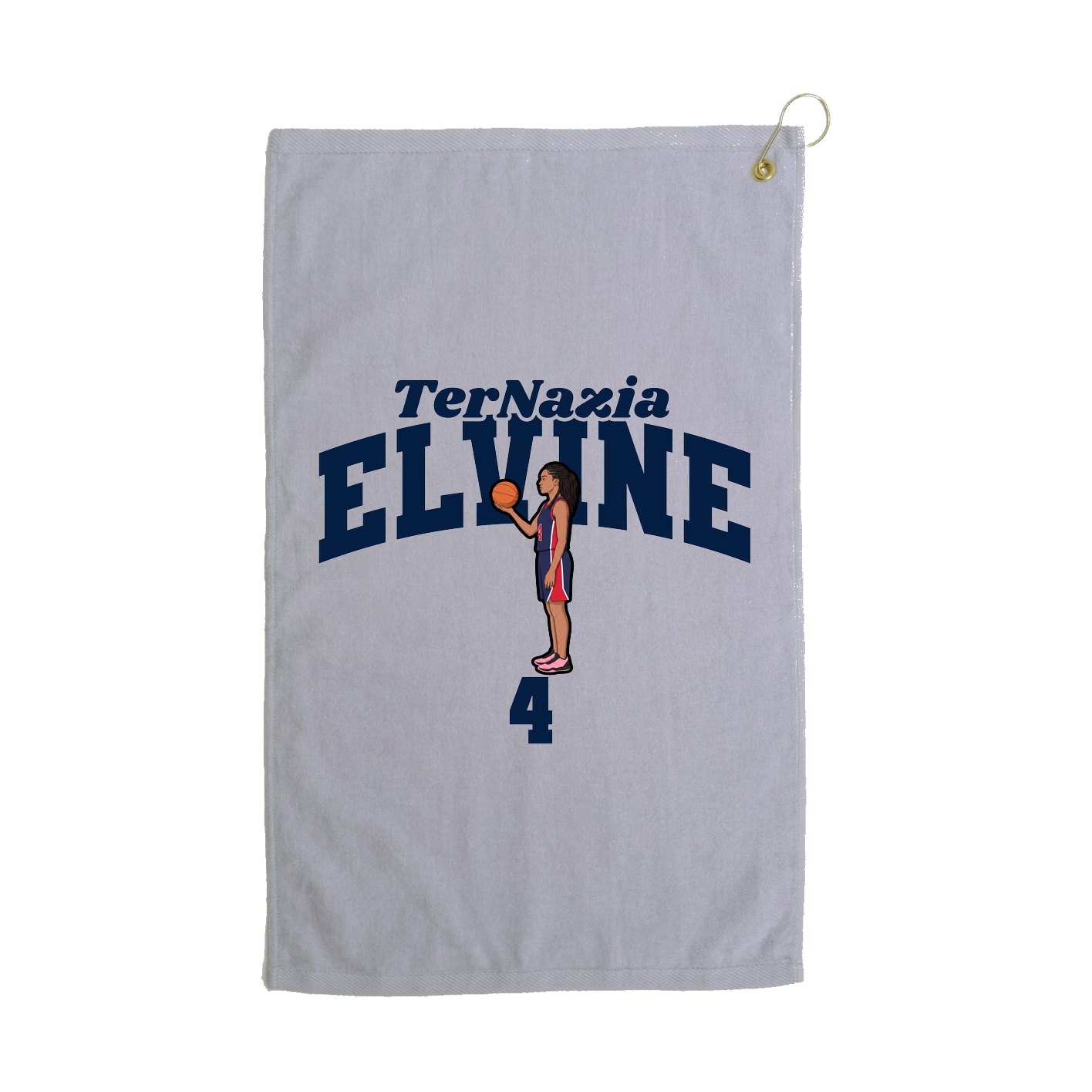 Golf Towel — Signature Arch in Grey