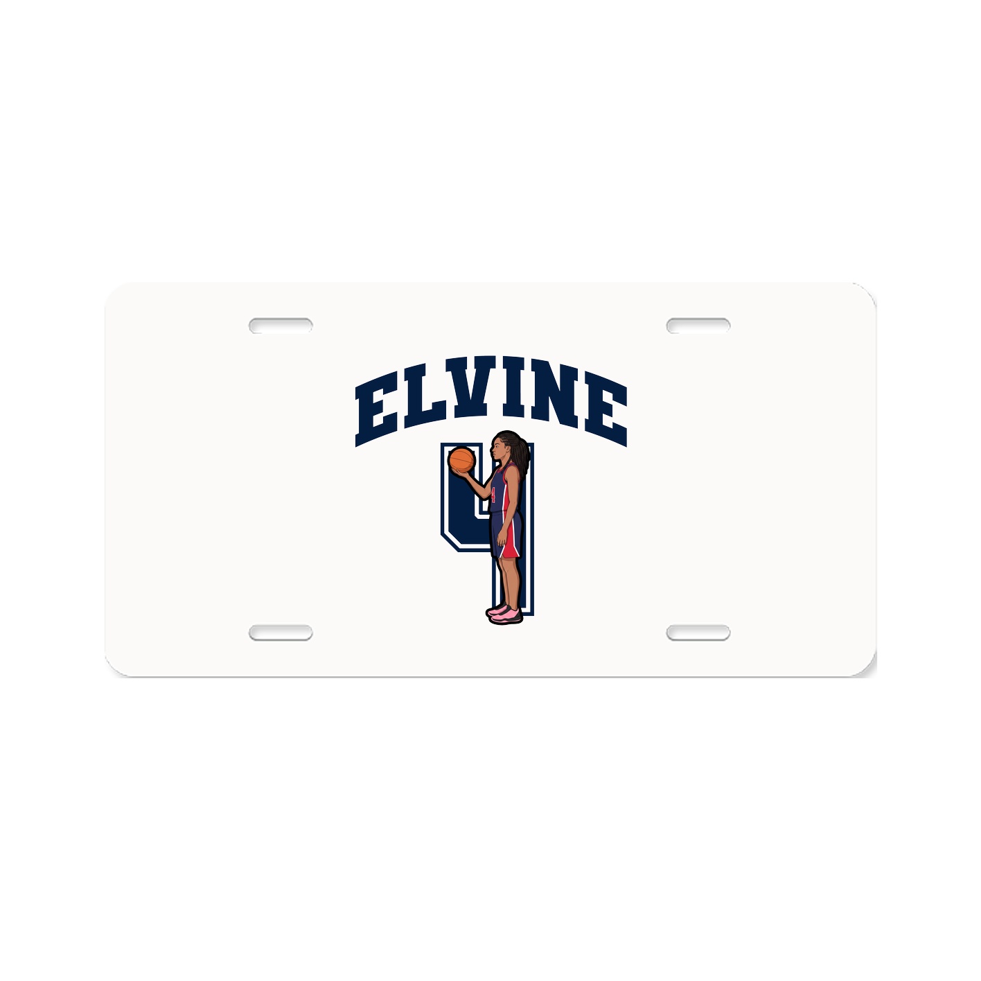 License Plate — Number in Classic