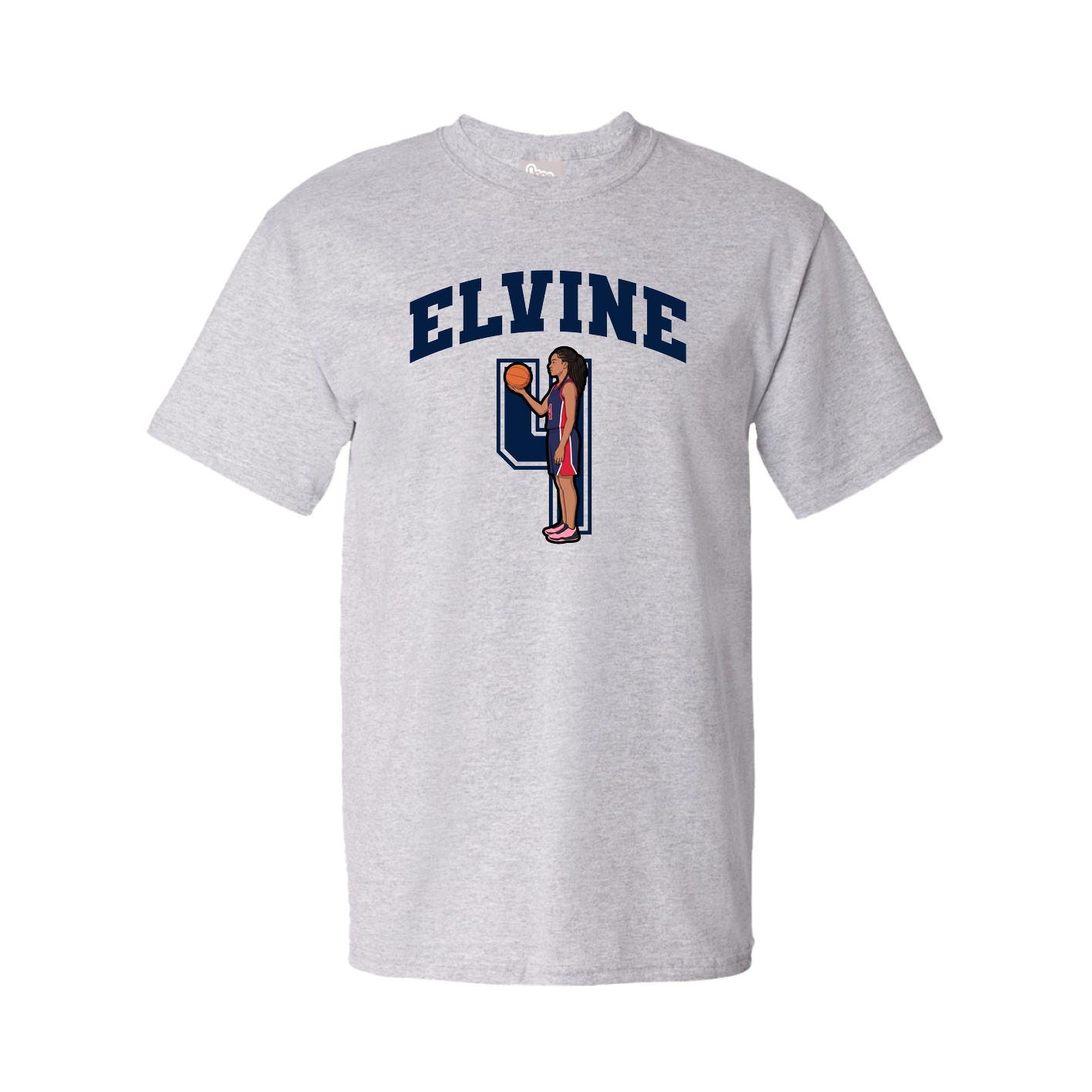 Youth Tee — Number in Grey