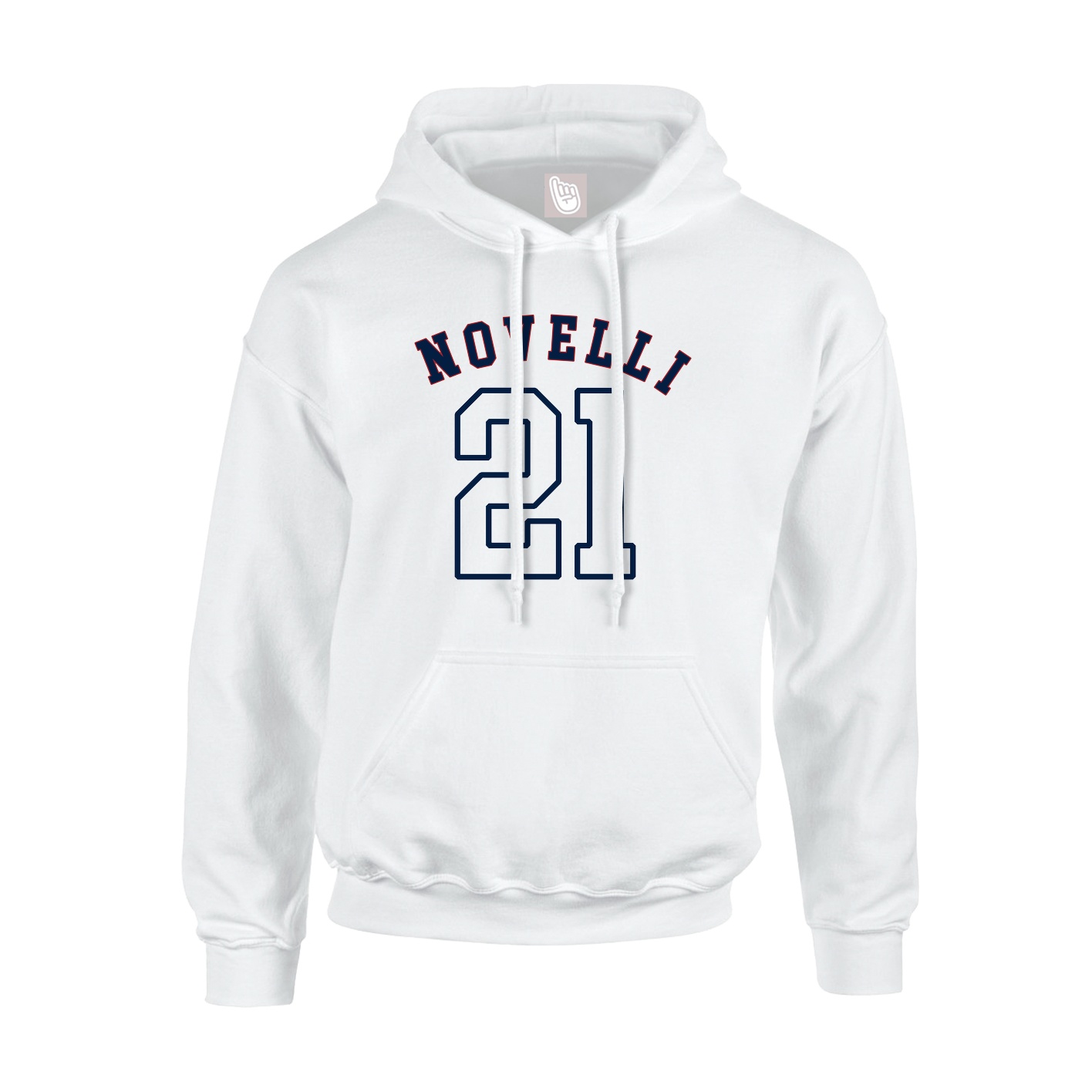 Youth Hoodie — Shirsey Arch in White