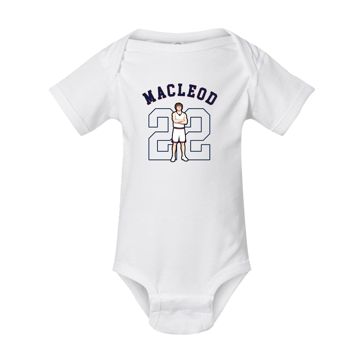 Baby Onesie — Shirsey Arch in White