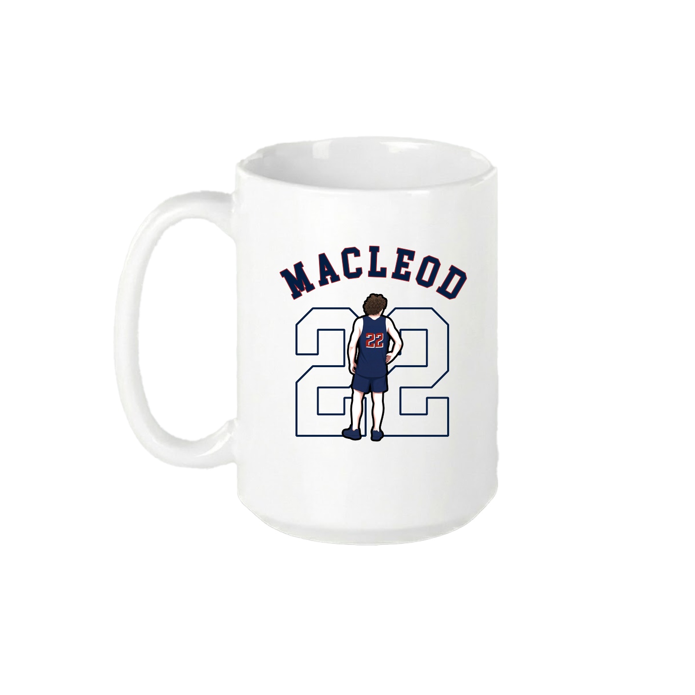 15oz Coffee Mug — Shirsey Arch in White