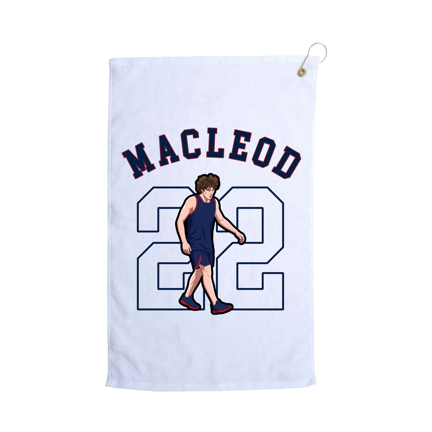 Golf Towel — Shirsey Arch in White