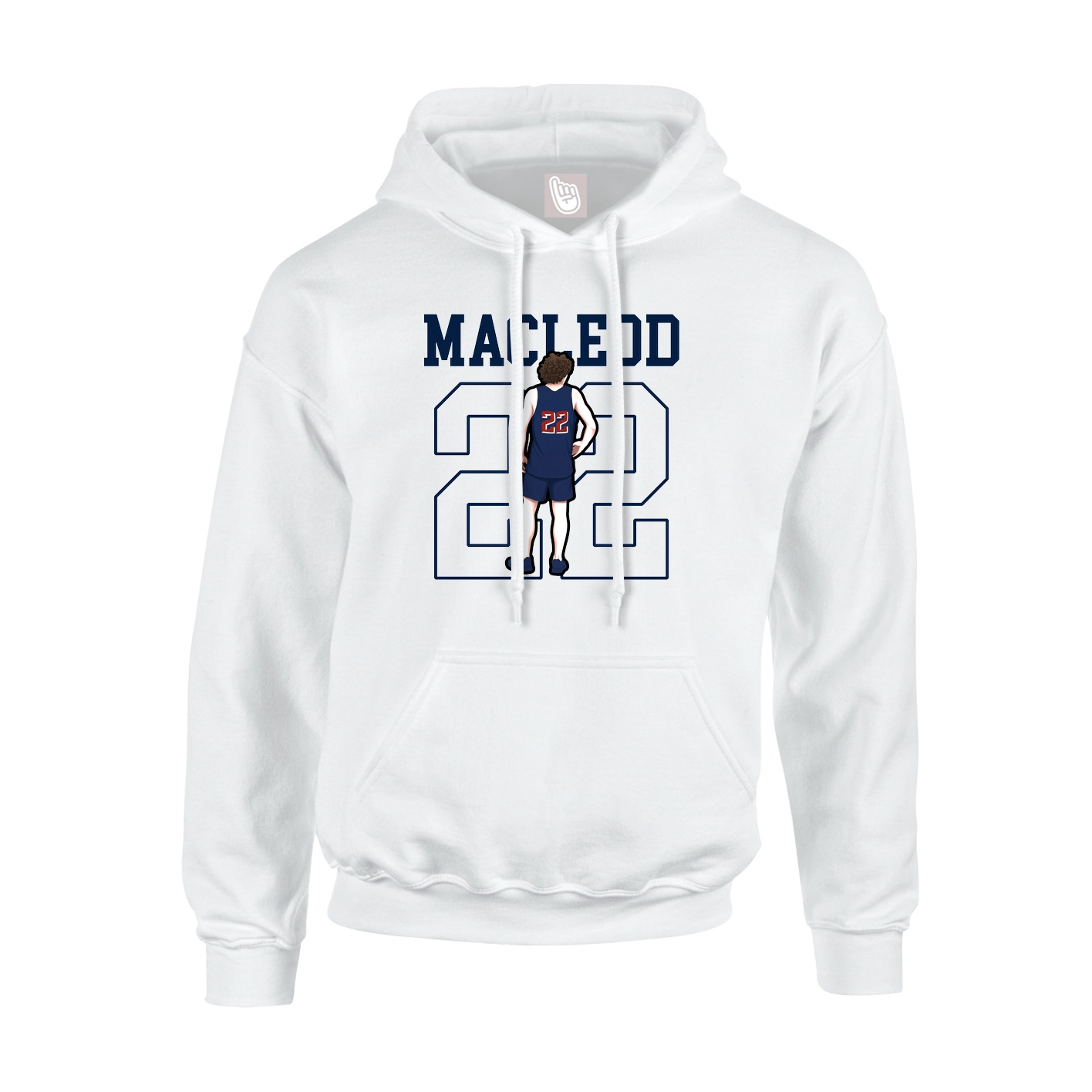 Youth Hoodie — Shirsey in White