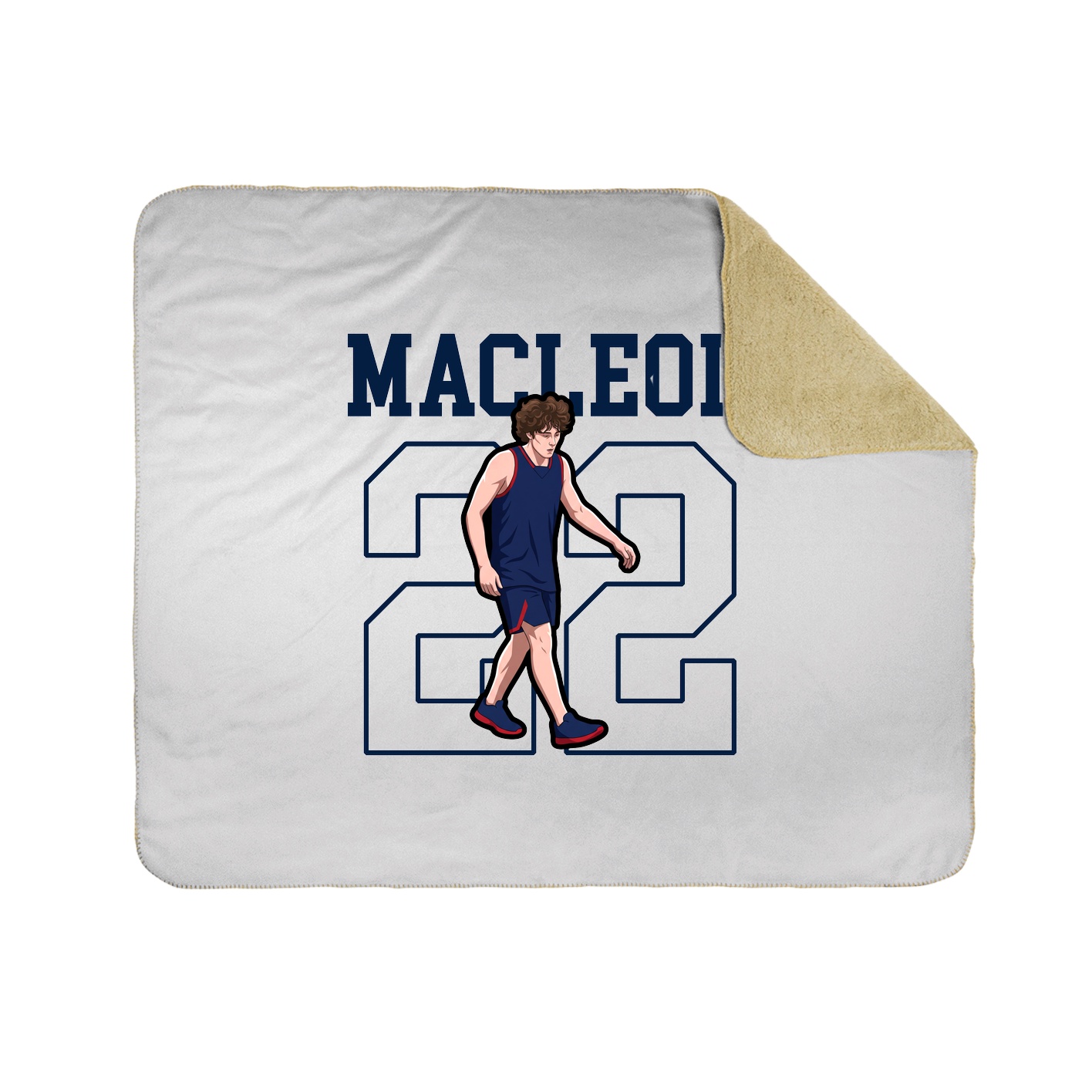 50x60 Sherpa Lined Throw Blanket