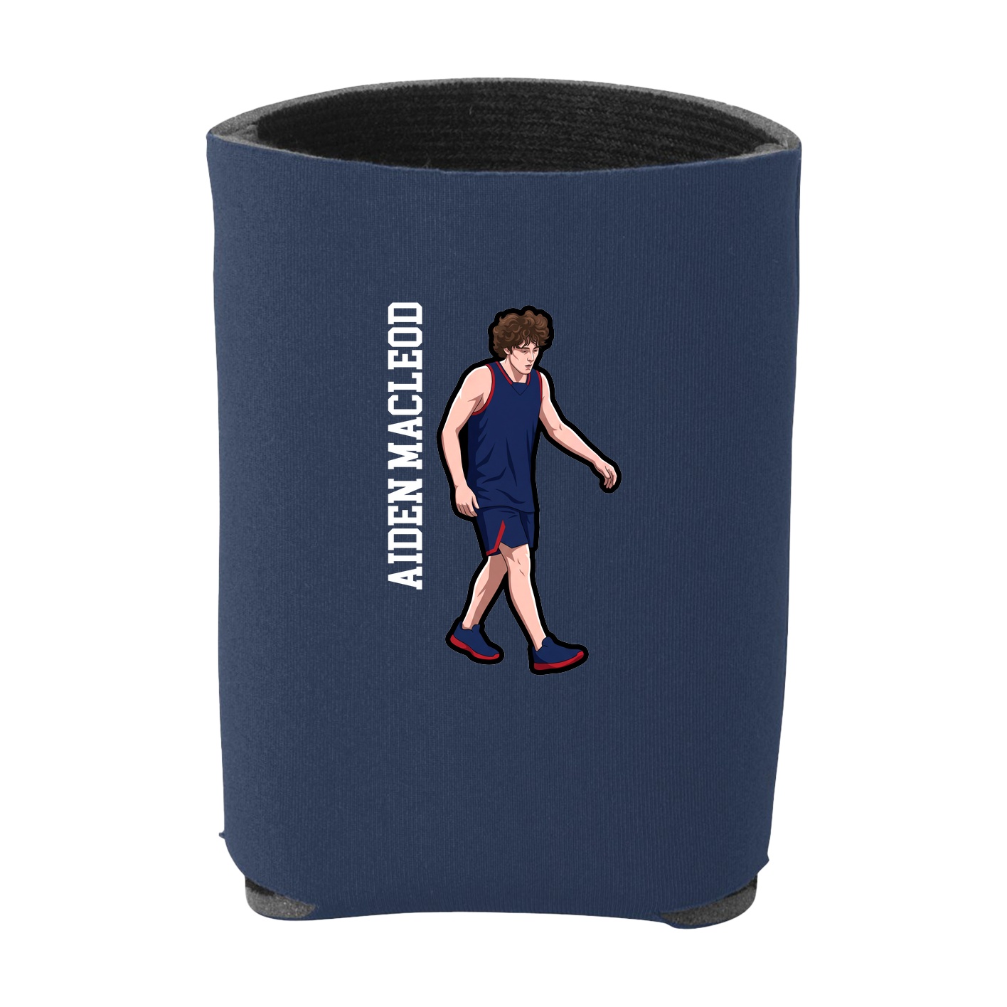 Can Holder — Name Vertical in Navy