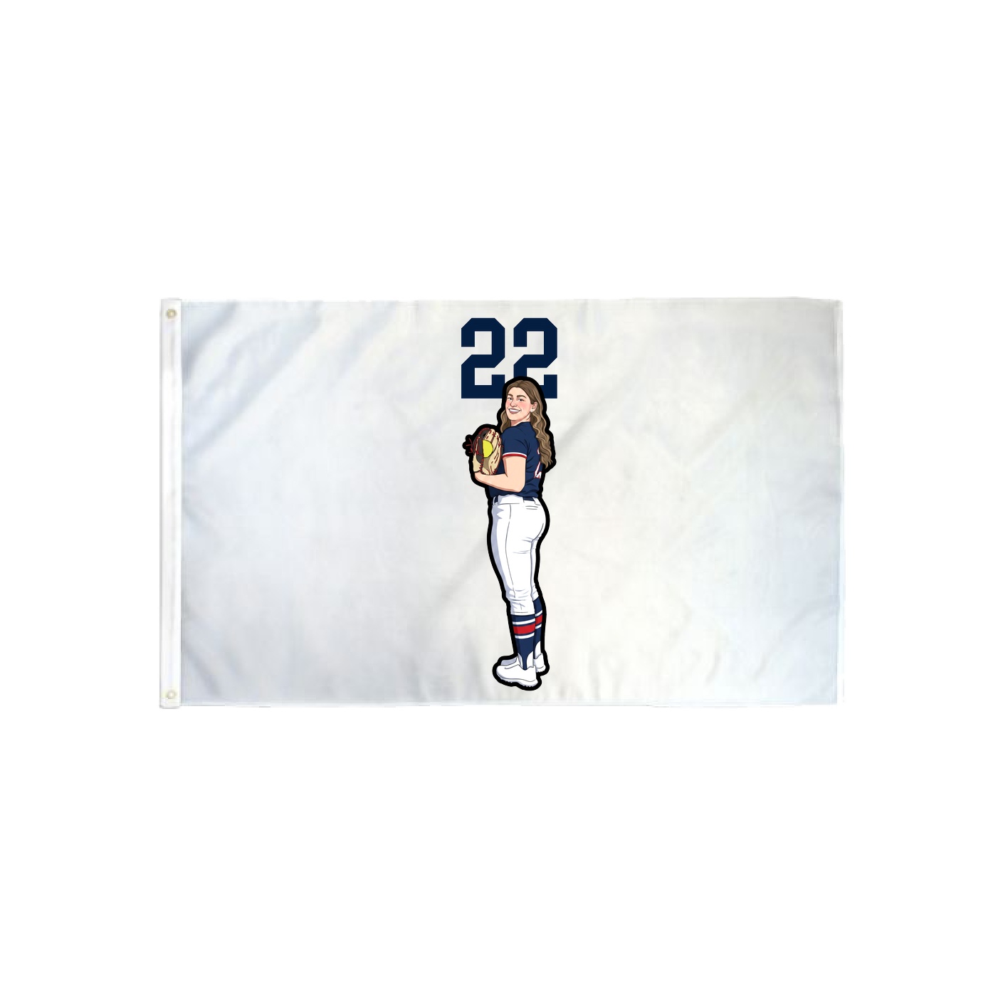 3x5 Flag — Number Top in Classic