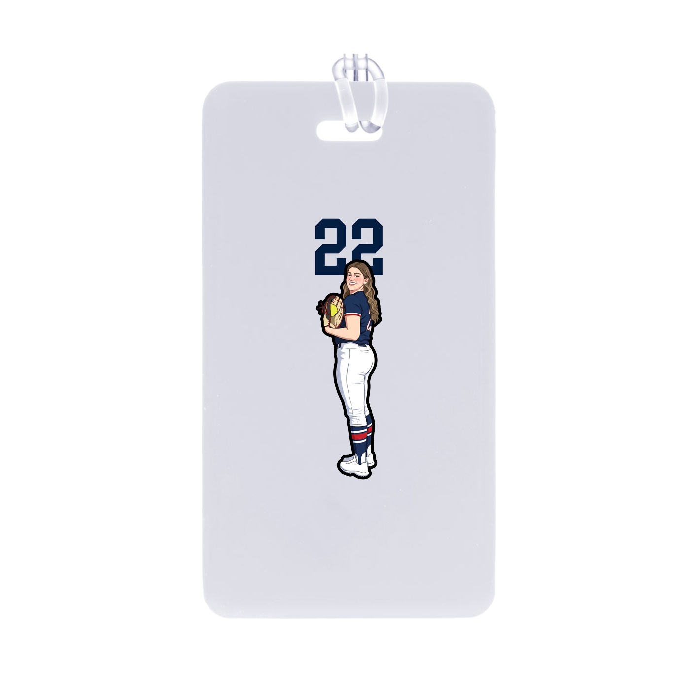 Bag Tag — Number Top in Classic