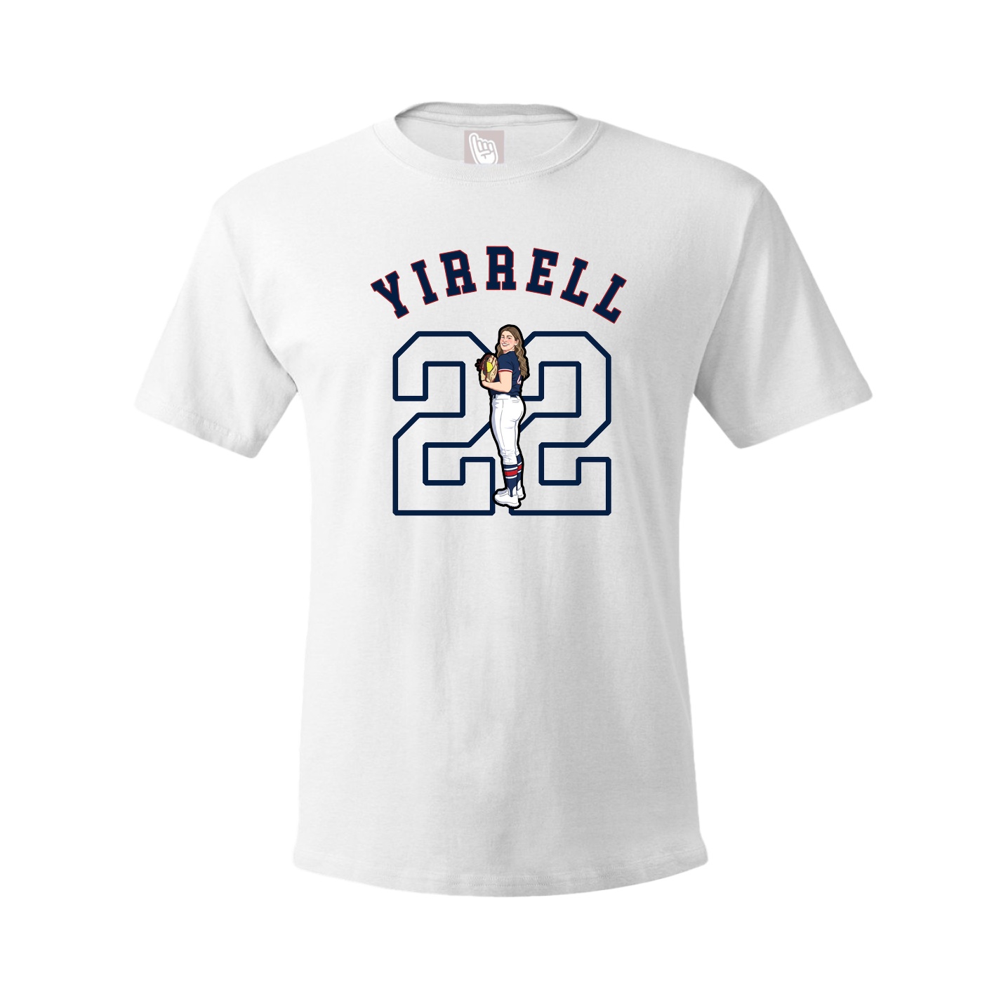 Youth Tee — Shirsey Arch in White
