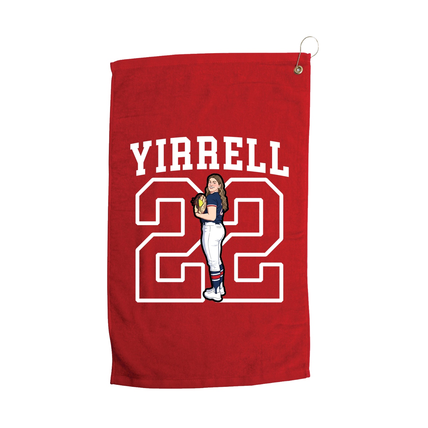 Golf Towel — Shirsey in Red