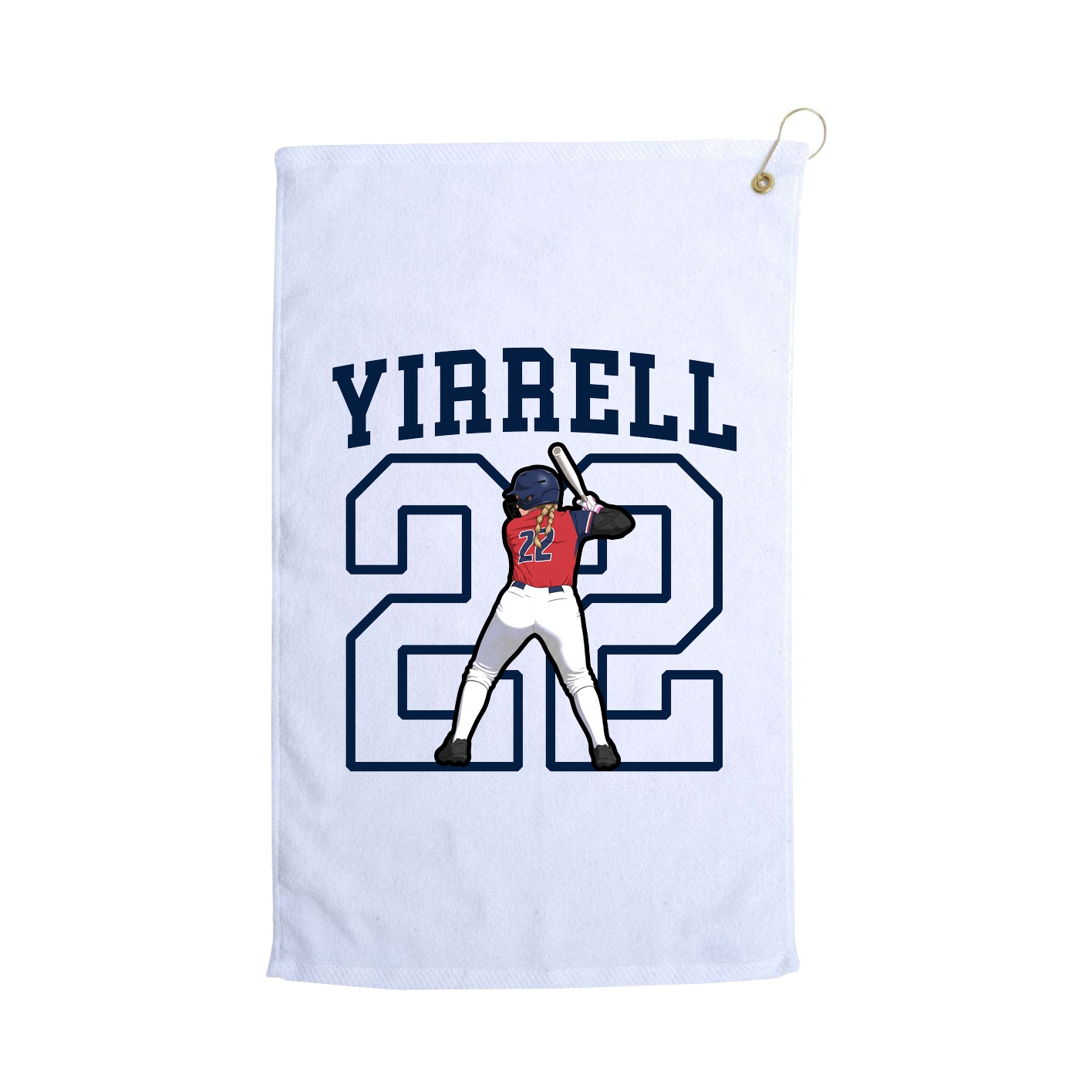 Golf Towel — Shirsey in White