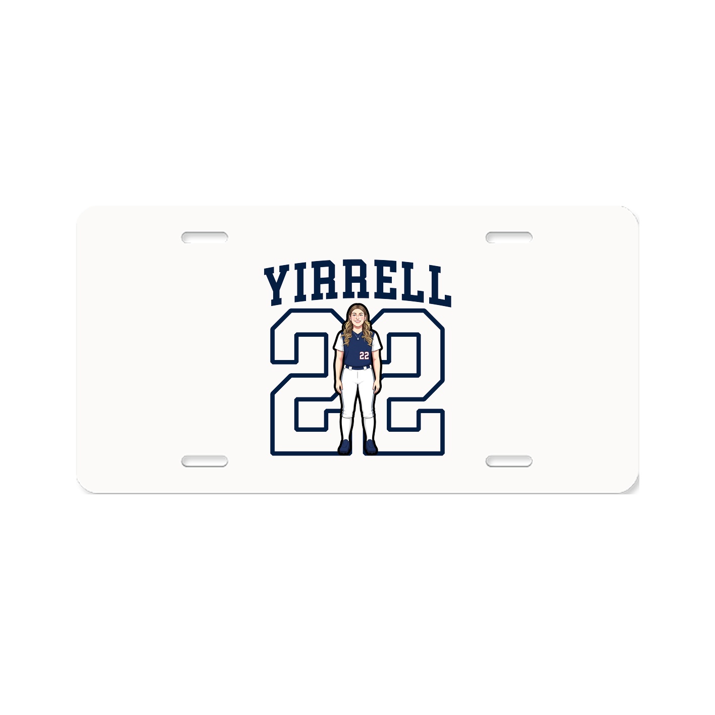 License Plate — Shirsey in Classic