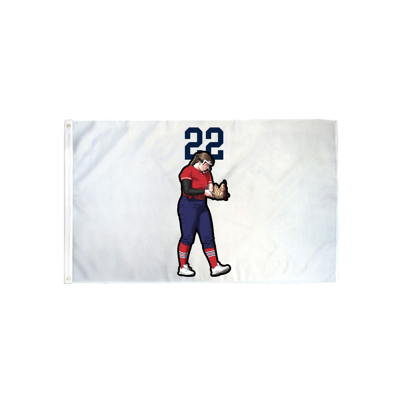 3x5 Flag — Number Top in Classic