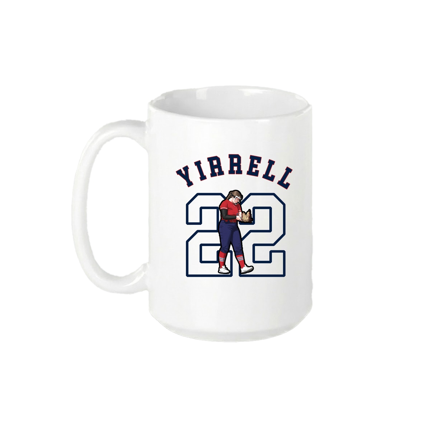 15oz Coffee Mug — Shirsey Arch in White