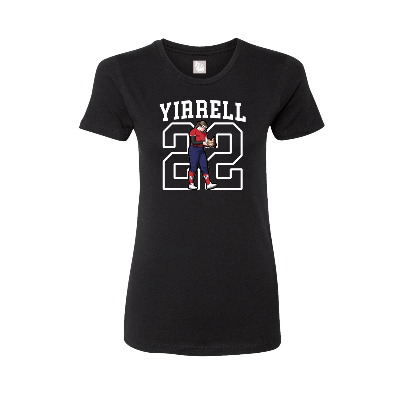 Fitted Women's Tee — Shirsey in Black