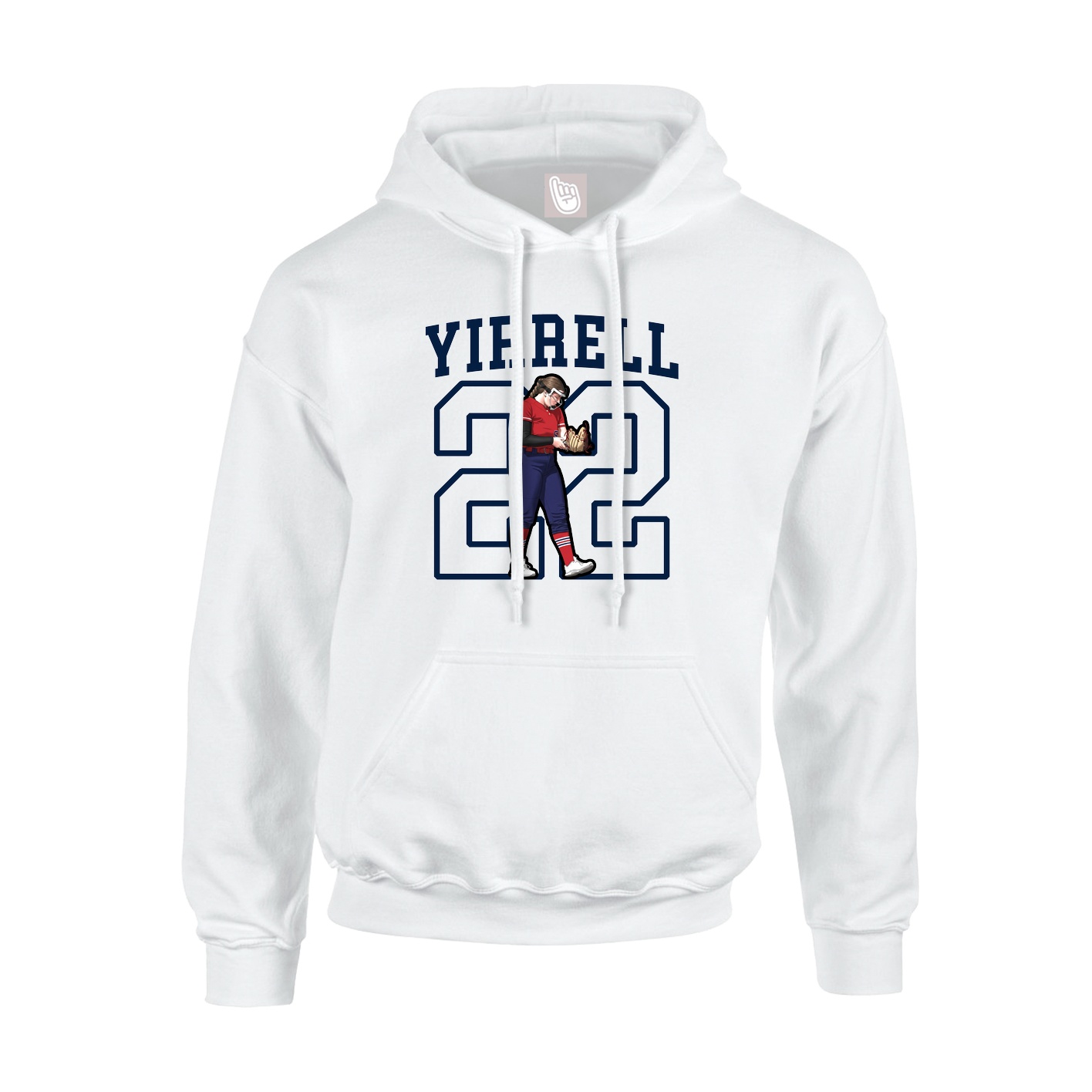 Youth Hoodie — Shirsey in White