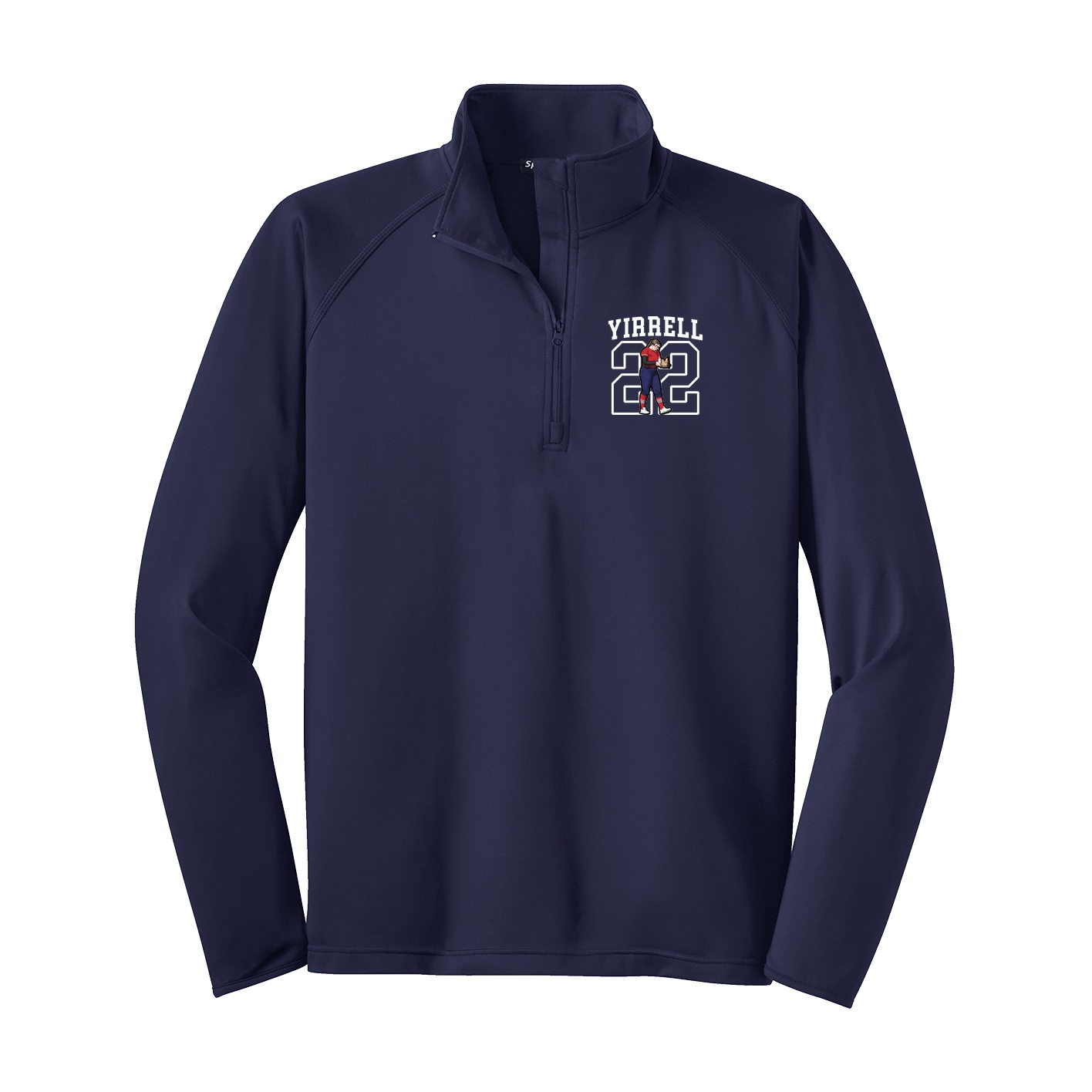 Q-Zip Pullover — Shirsey in Navy