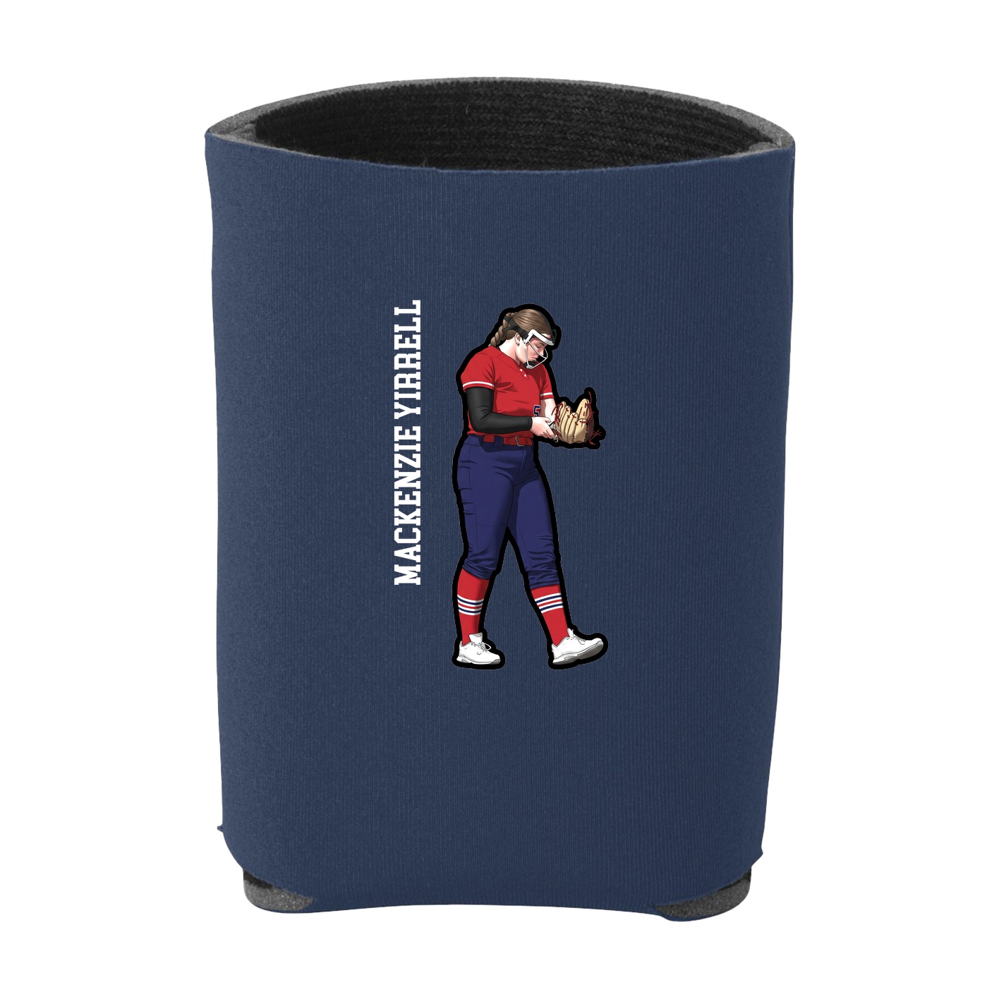 Can Holder — Name Vertical in Navy
