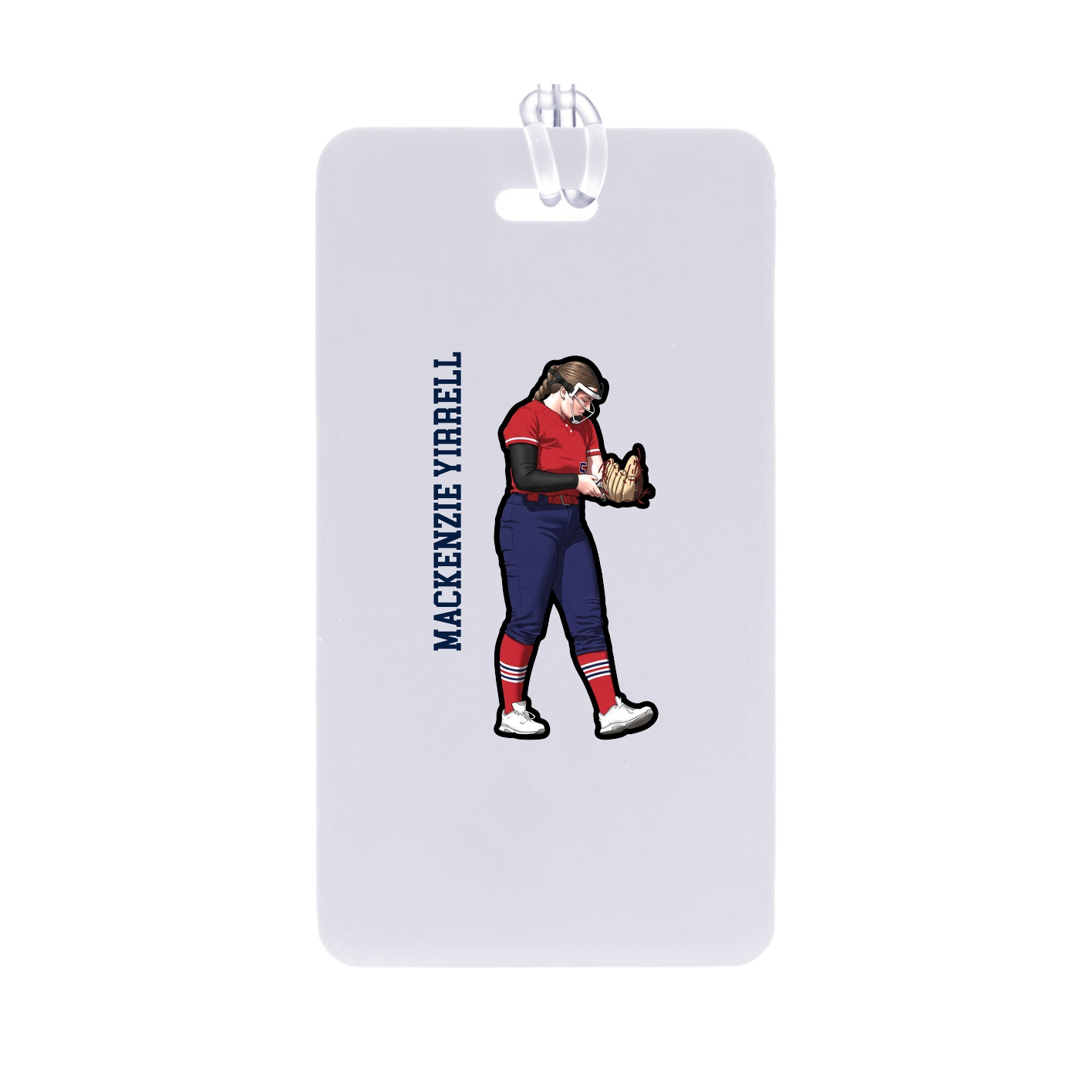 Bag Tag — Name Vertical in Classic