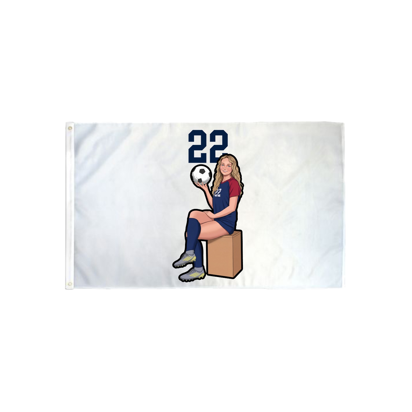 3x5 Flag — Number Top in Classic