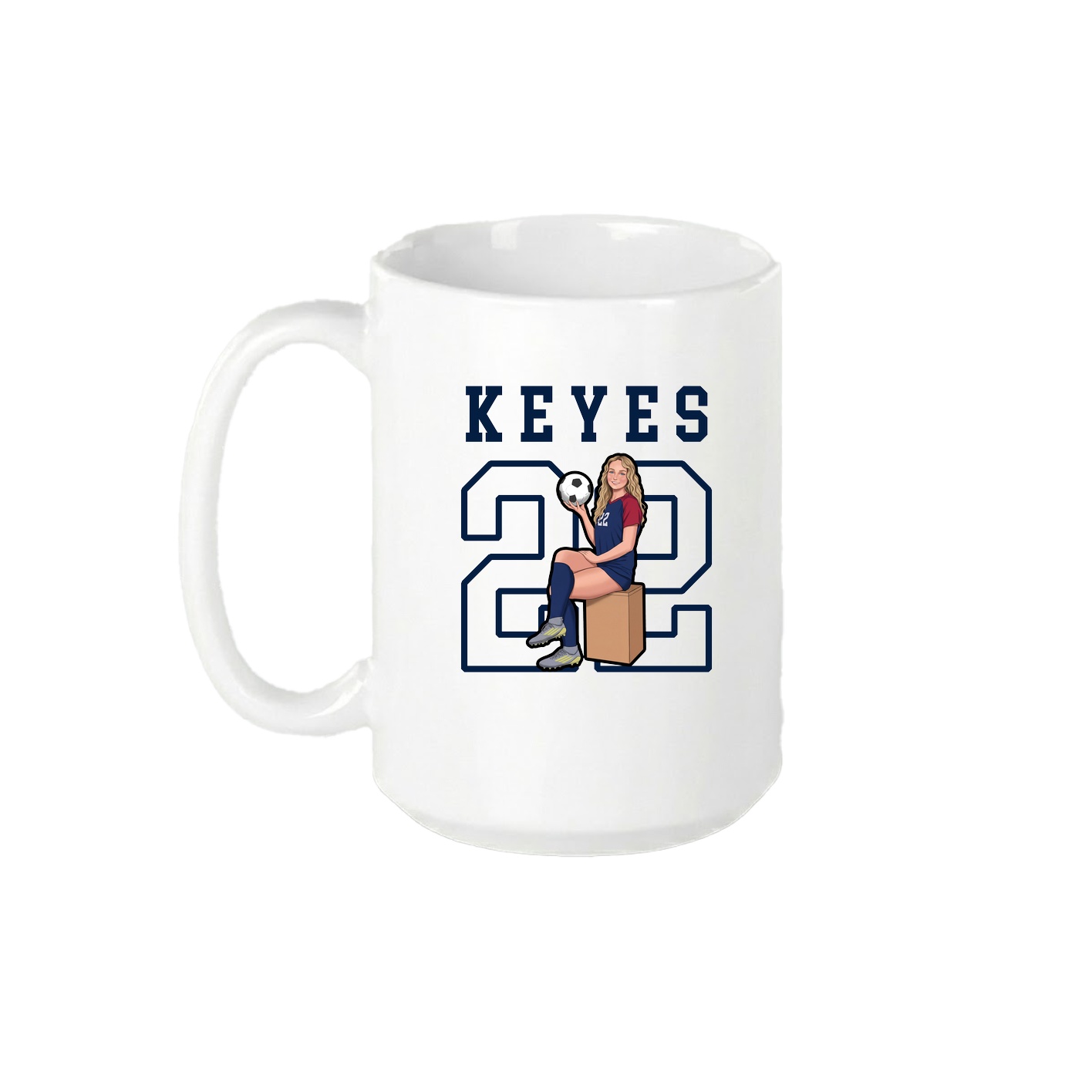 15oz Coffee Mug — Shirsey in White
