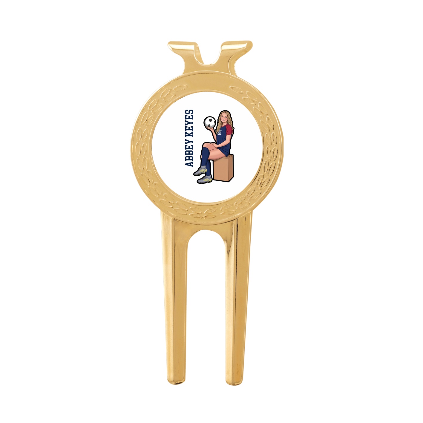 Divot Tool with Ball Marker — Name Vertical in Classic