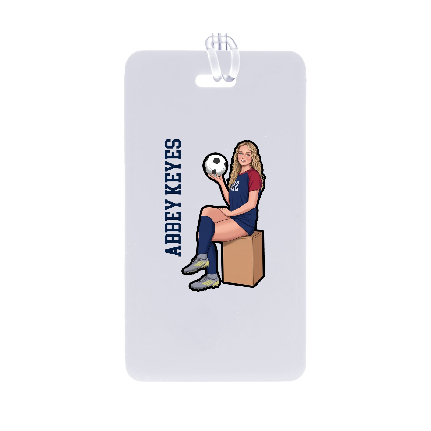 Bag Tag — Name Vertical in Classic