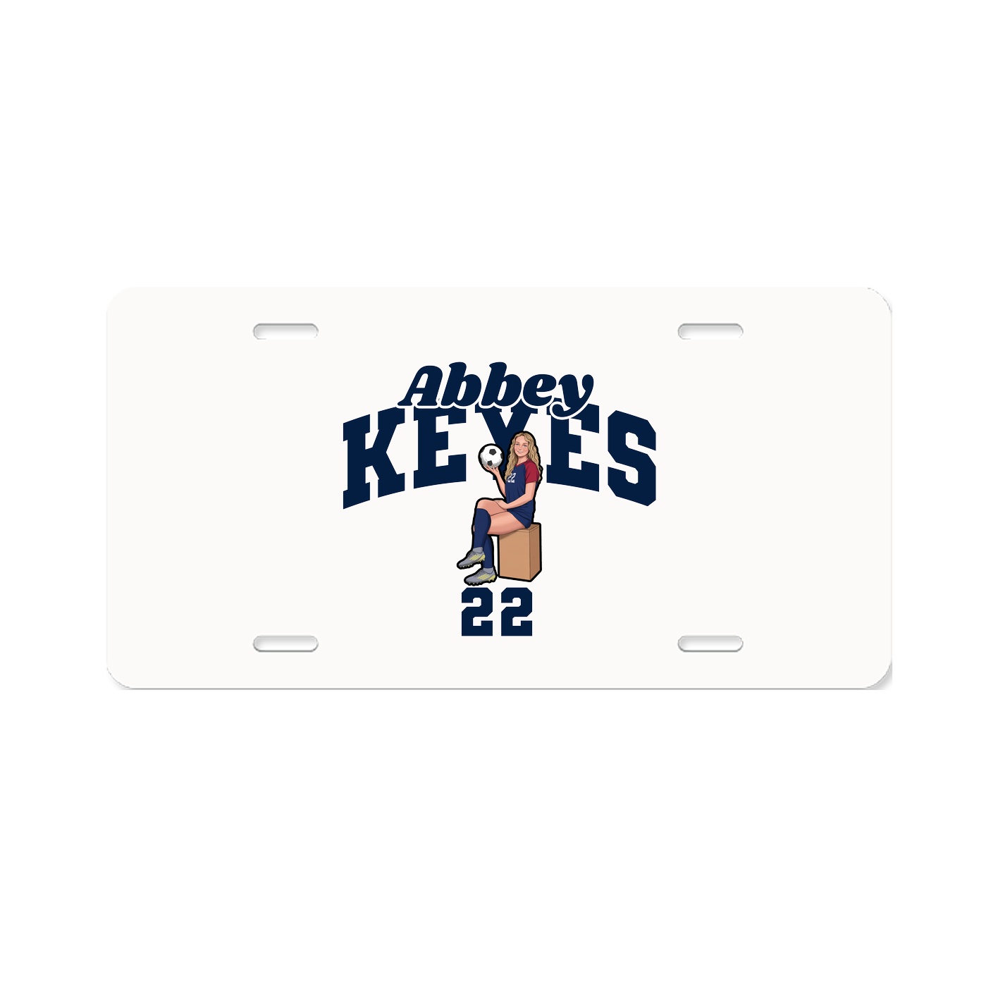 License Plate — Signature Arch in Classic