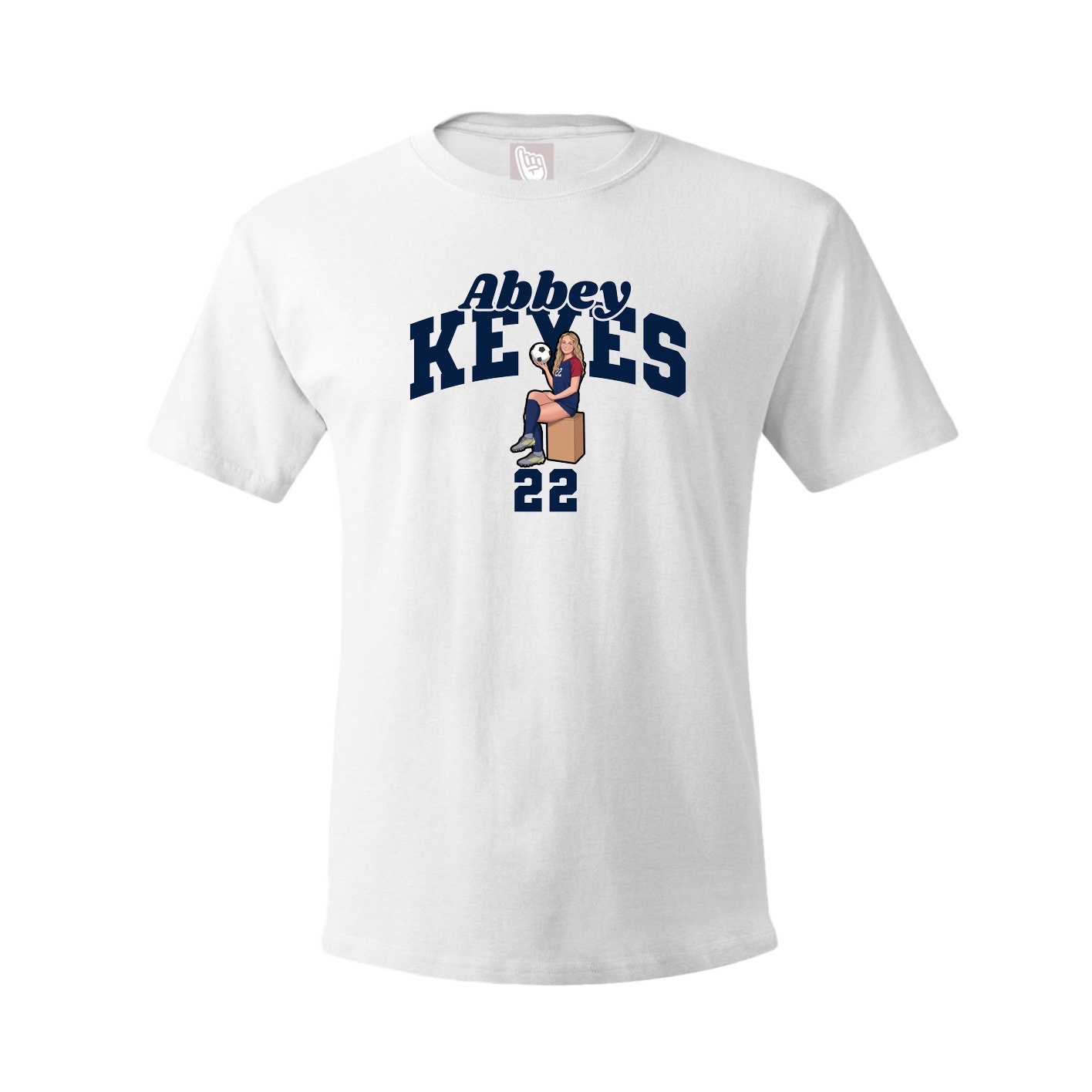 Youth Tee — Signature Arch in White