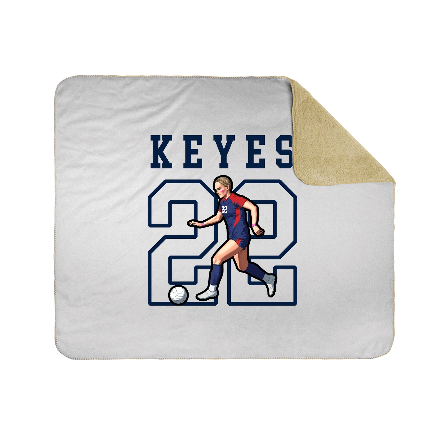 Throw Blanket — Shirsey in White