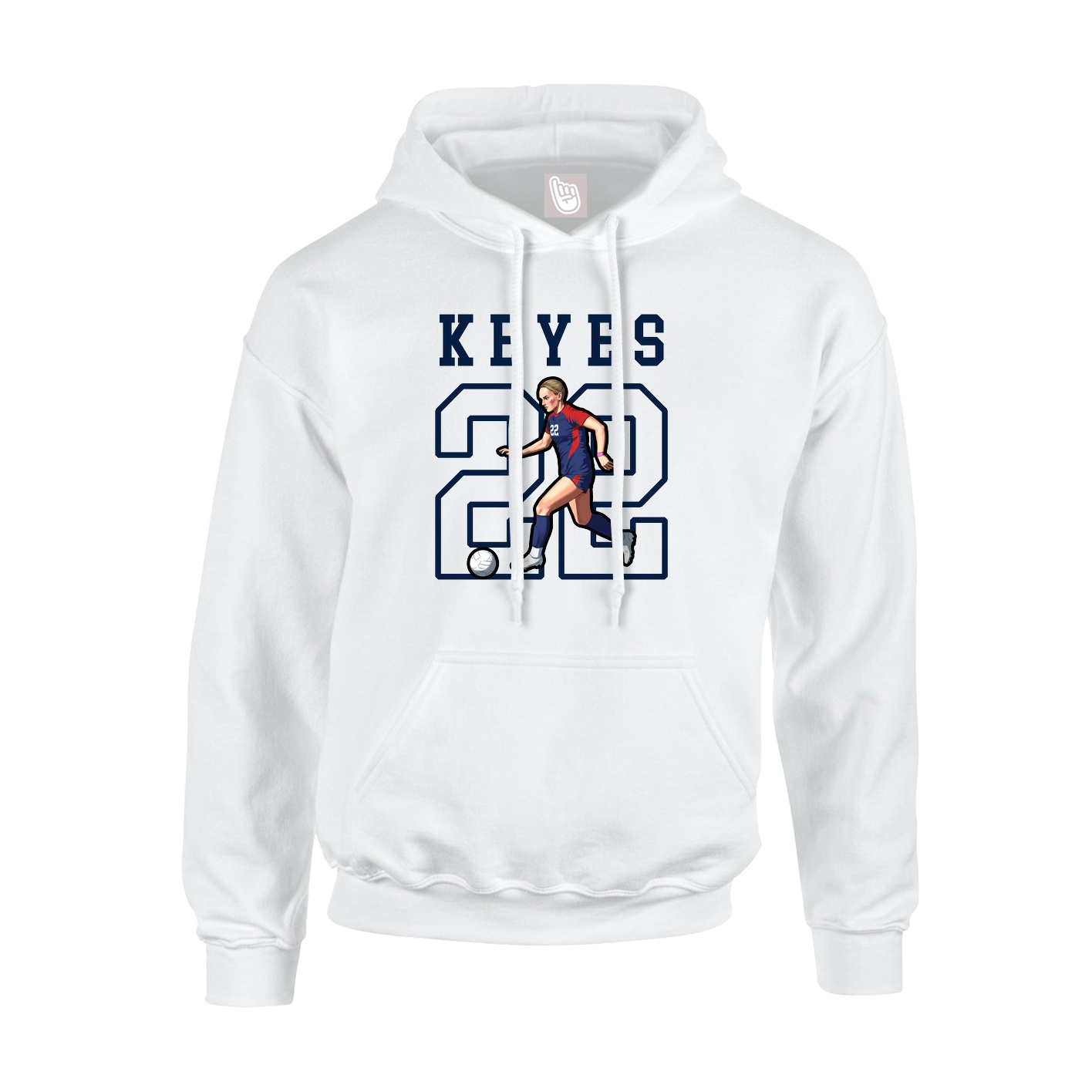 Hoodie — Shirsey in White