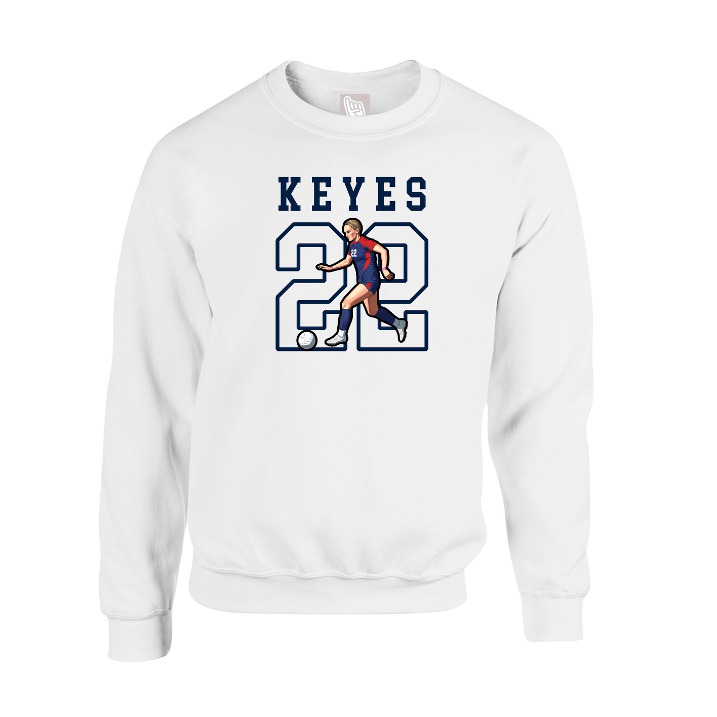 Fleece Crew — Shirsey in White