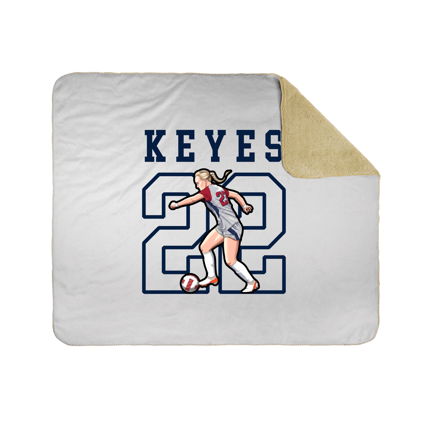 Throw Blanket — Shirsey in White
