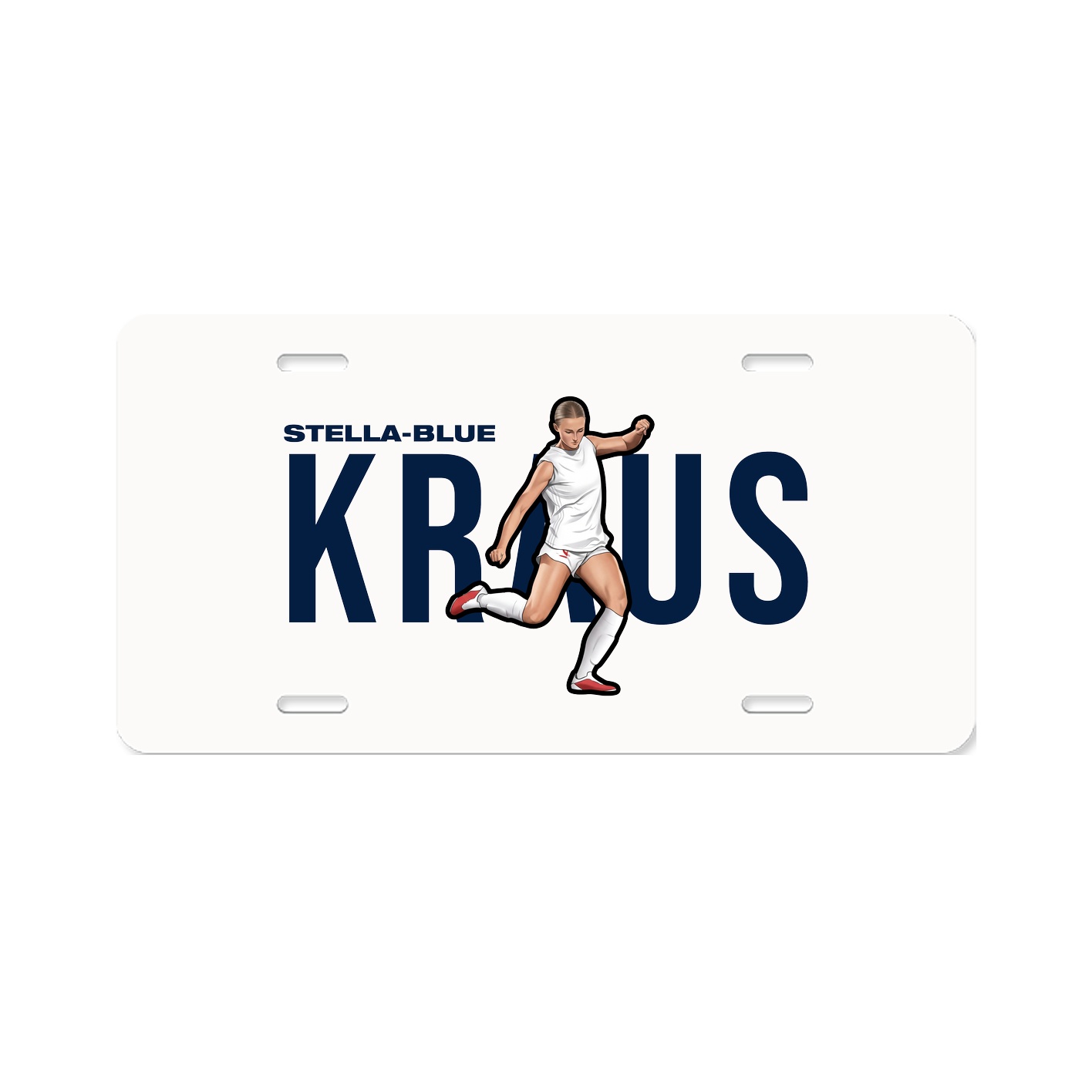 License Plate — Player Name in Classic