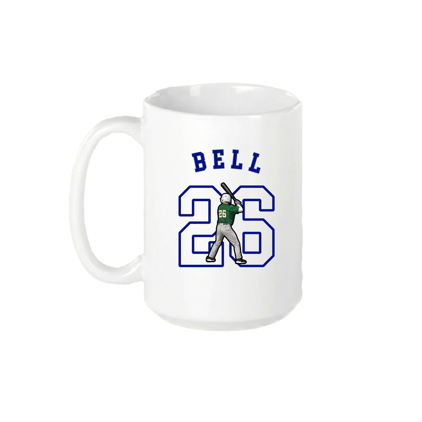 15oz Coffee Mug — Shirsey Arch in White