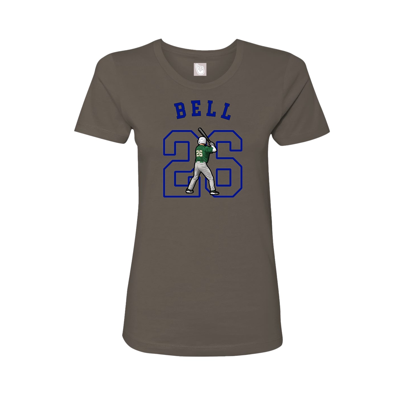 Fitted Women's Tee — Shirsey Arch in Grey
